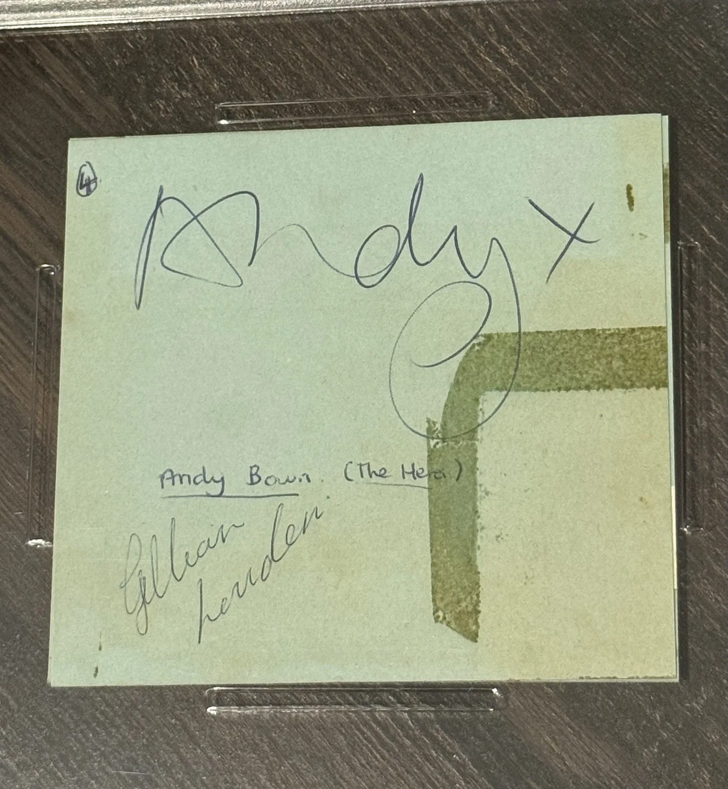 The Herd Signed Album Page Peter Frampton Vintage Early Autograph PSA Authentic, image 4