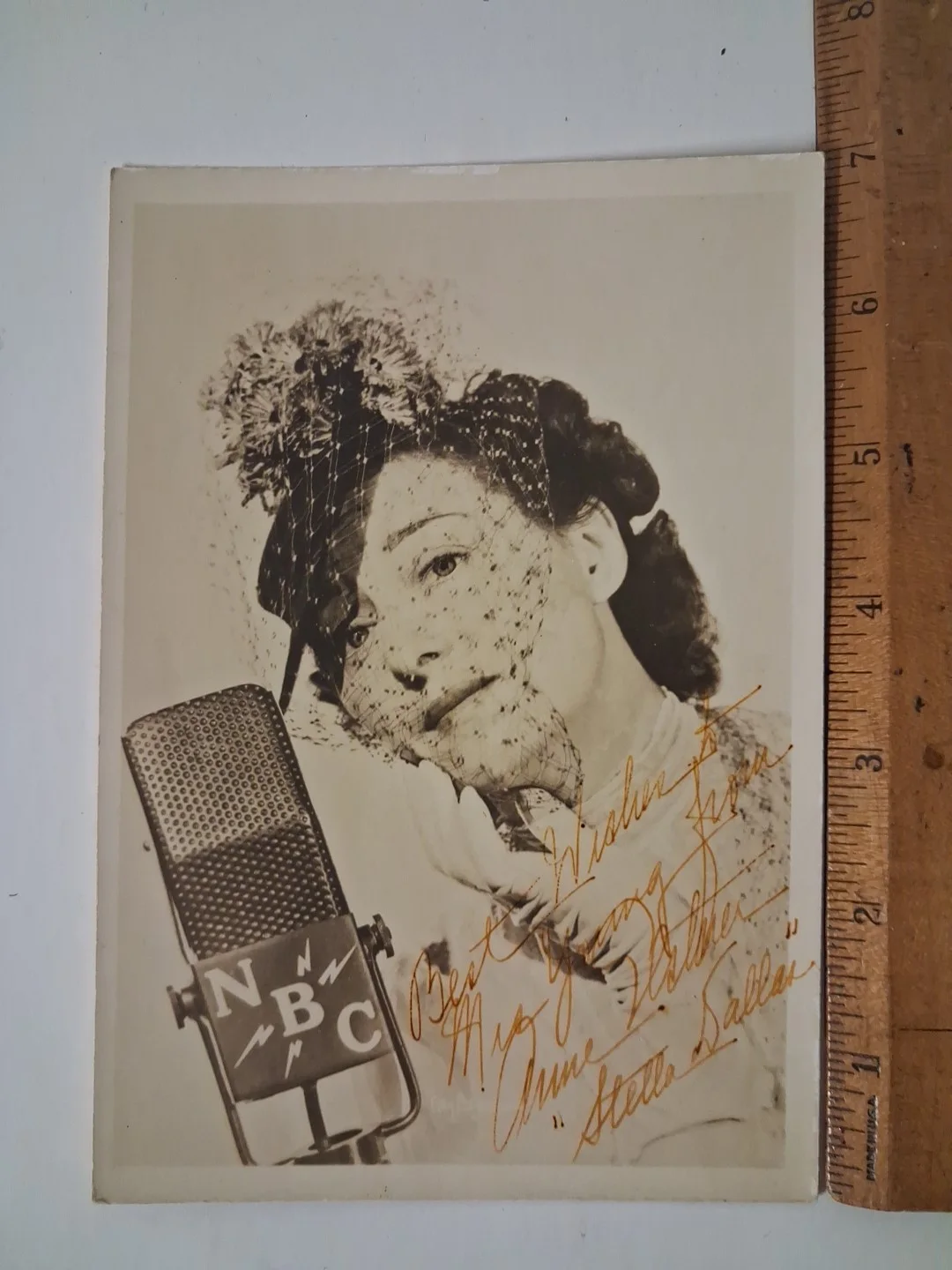 Anna Elstner — 1930s-40s ANNA ELSTNER Stella Dallas RADIO Signed Photo 5"x7", изображение 2