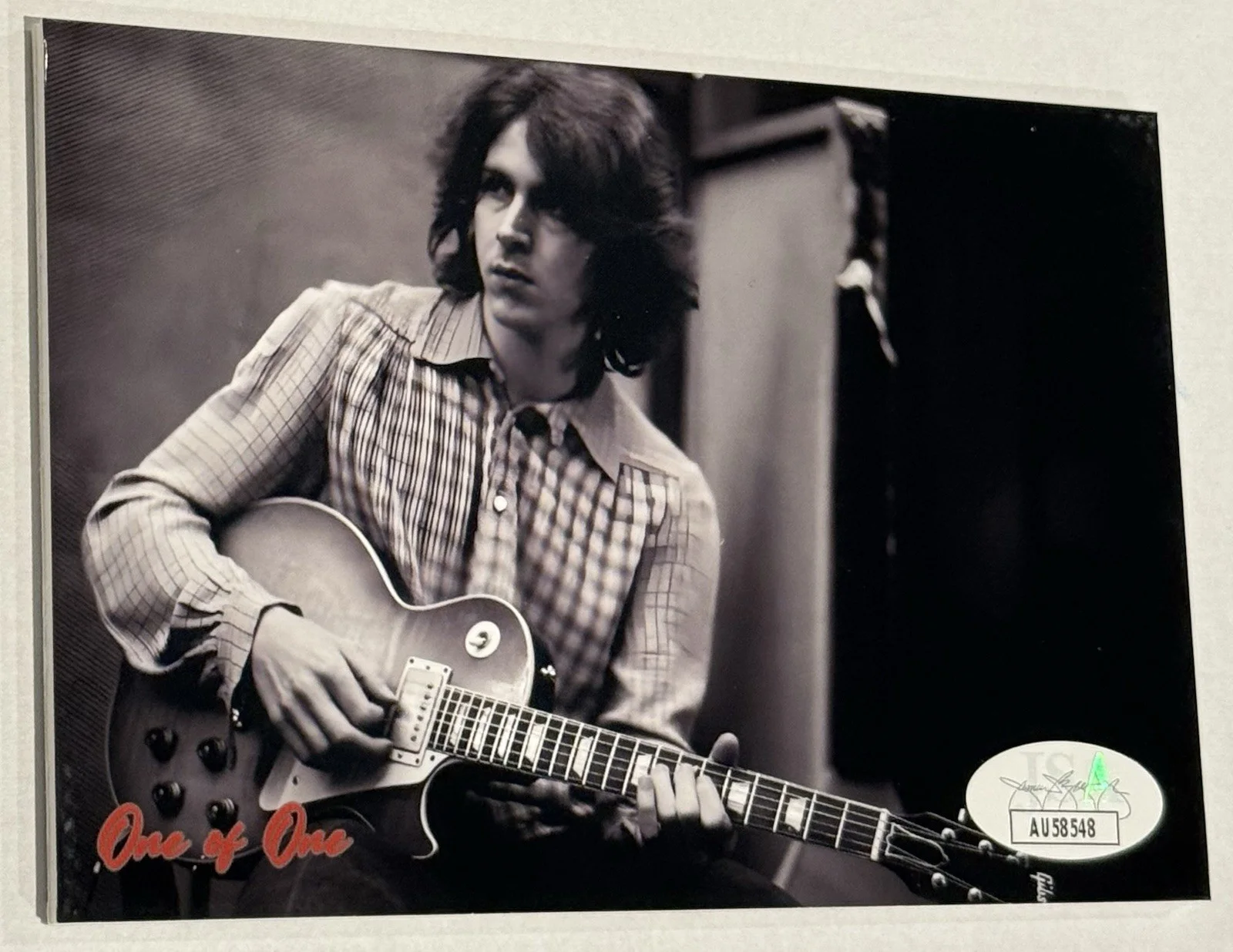 Mick Taylor Custom Cut Autograph Card with JSA Authentic Auto The Rolling Stones, image 5
