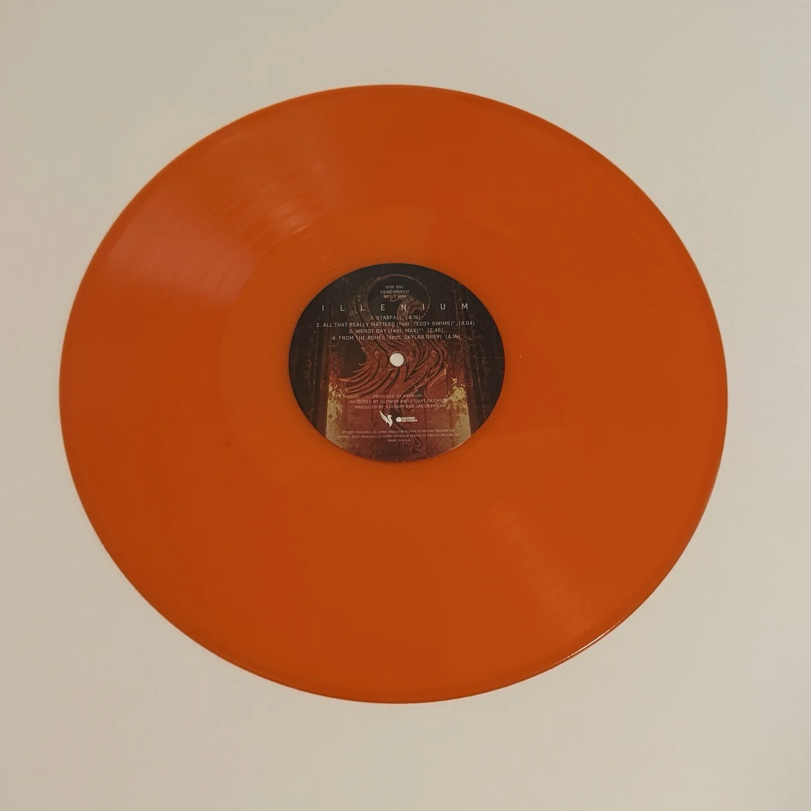 ILLENIUM SIGNED SELF TITLED VINYL RECORD EDM PRODUCER JSA COA, image 2