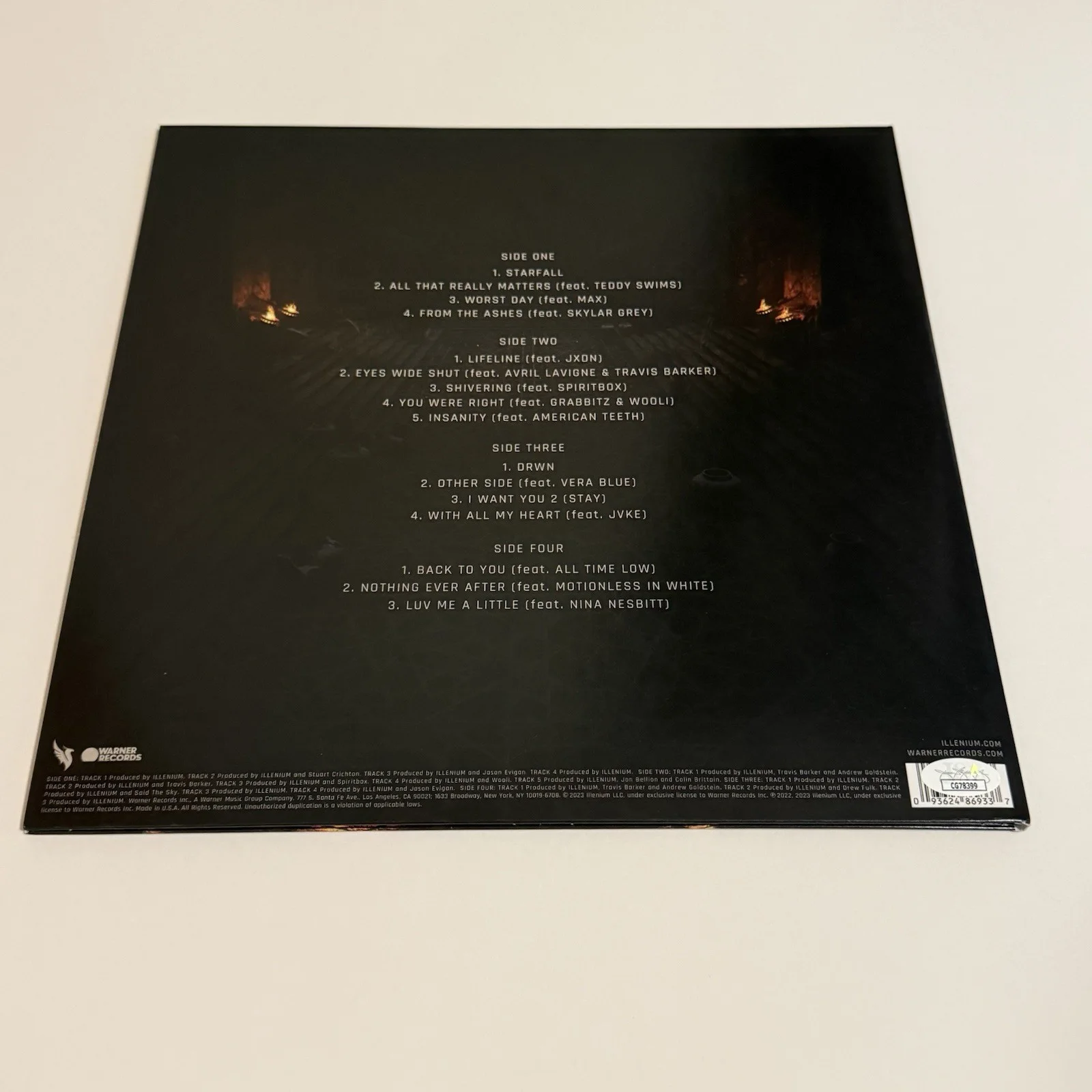 ILLENIUM SIGNED SELF TITLED VINYL RECORD EDM PRODUCER JSA COA, image 4