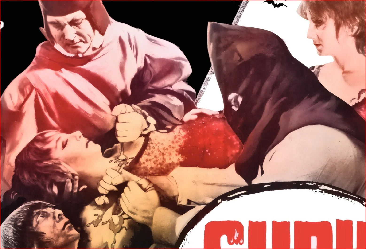 Guru, The Mad Monk - 1970 Cult Horror B-movie 27.2" x 41" US One Sheet Poster, изображение 5