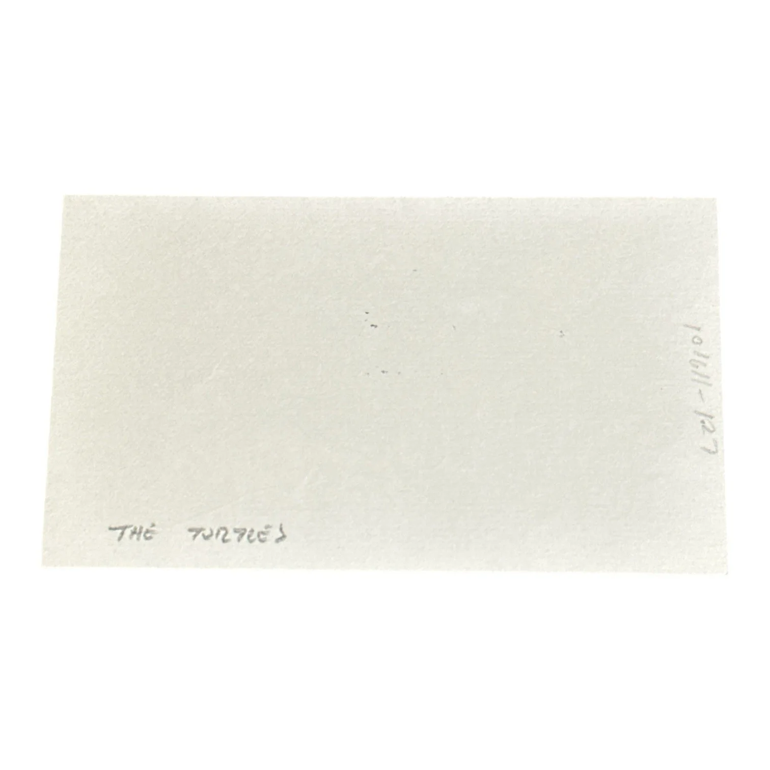 The Turtles Autograph 3x5 Index Card! Signed by BOTH FLO & Eddie! Mark Volman!, image 2