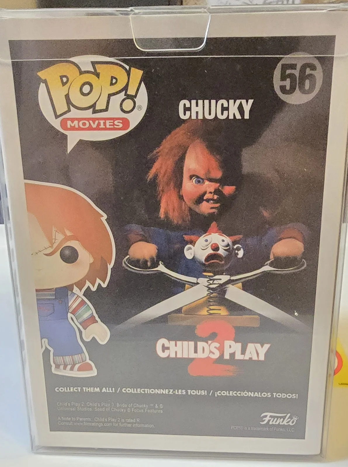 Ed Gale — ED GALE Autograph Hand SIGNED CHILD'S PLAY 2 FUNKO POP CHUCKY 56 Bam Box COA, изображение 3