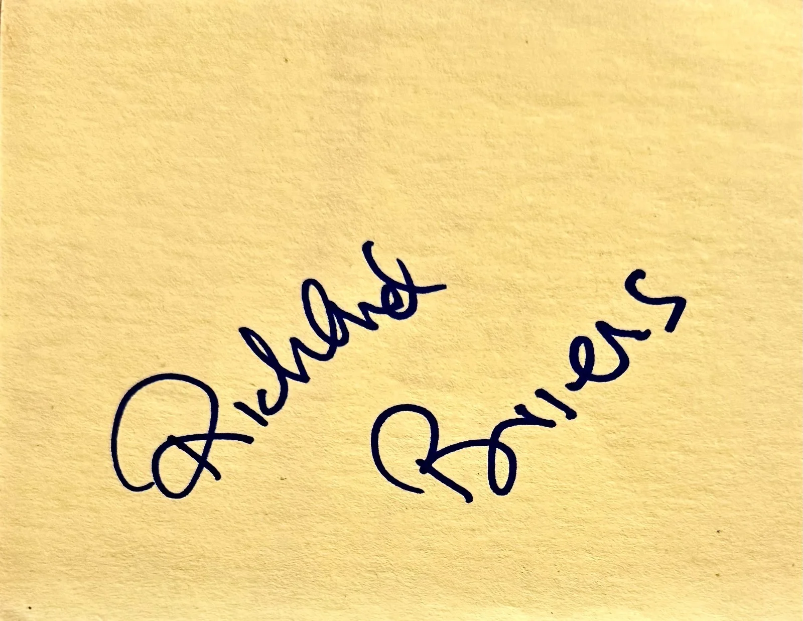 Richard Briers — RICHARD BRIERS Autograph Signed 4" x 5" ALBUM PAGE Fathom Cockneys vs Zombies