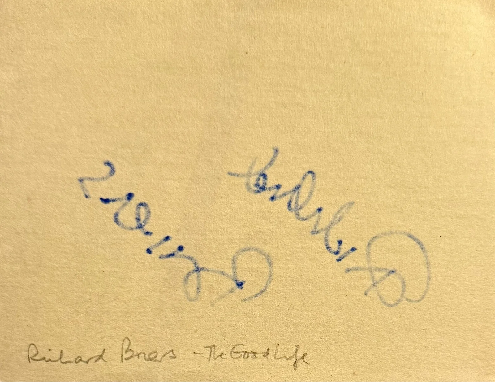 Richard Briers — RICHARD BRIERS Autograph Signed 4" x 5" ALBUM PAGE Fathom Cockneys vs Zombies, image 4