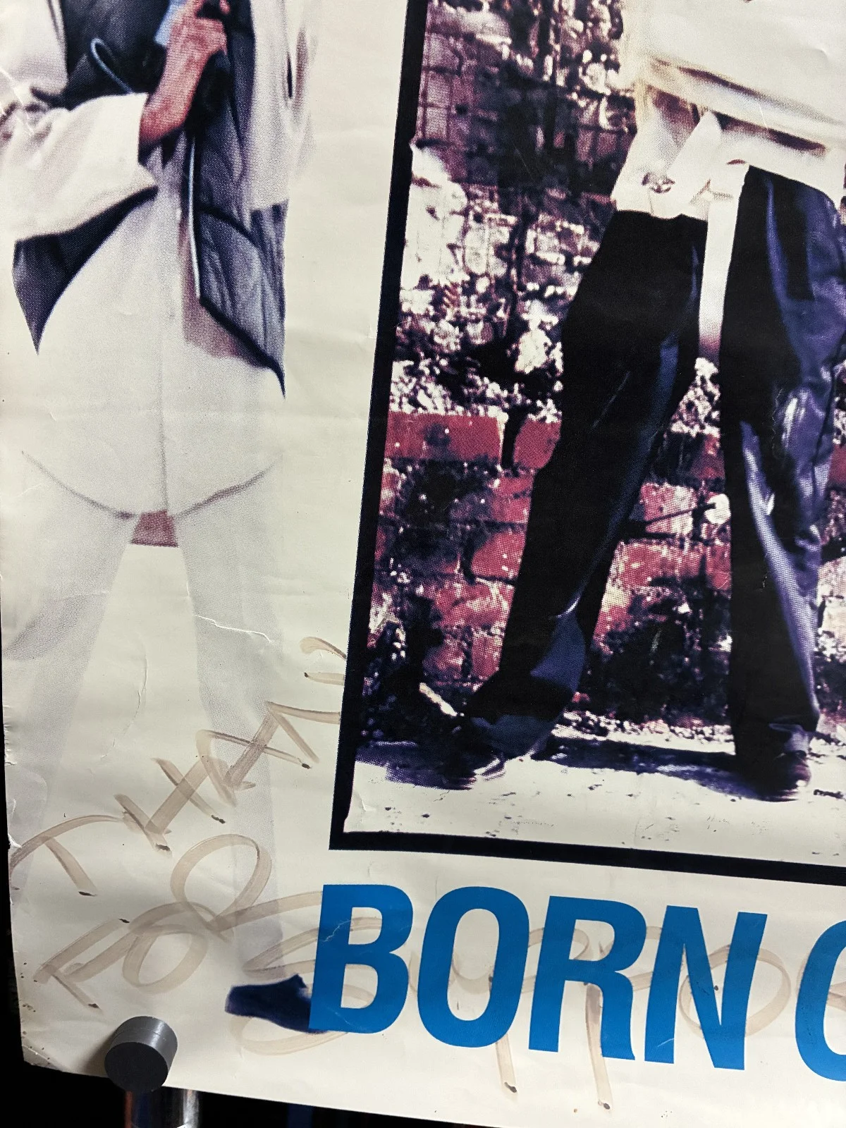 Signed Boss 1993 Born Gangstaz Promotional Poster Detroit Hip Hop Rap Promo, изображение 5