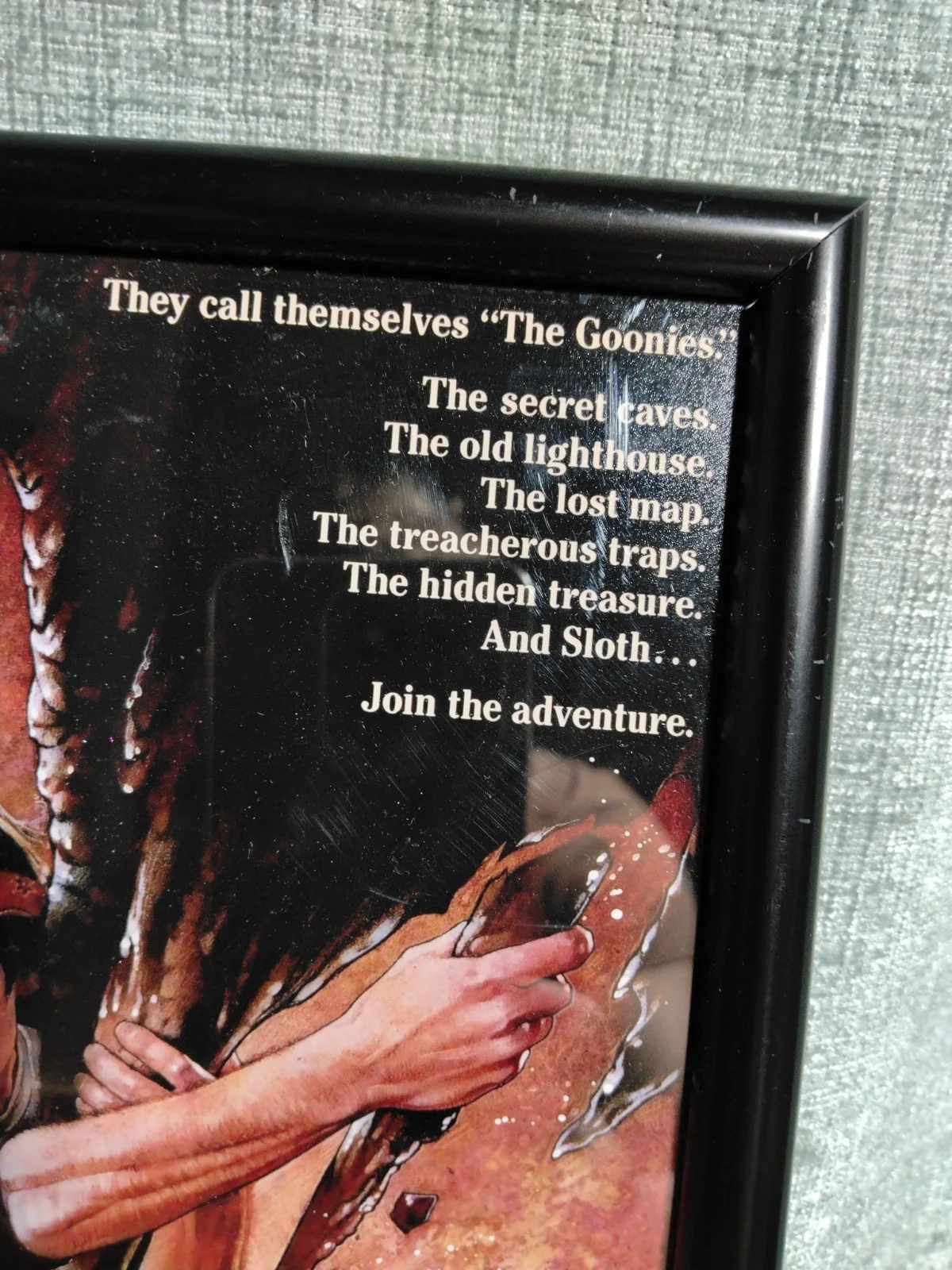 The Goonies 1985 Feature Film Framed Promotional Poster 23cm × 32cm, изображение 3