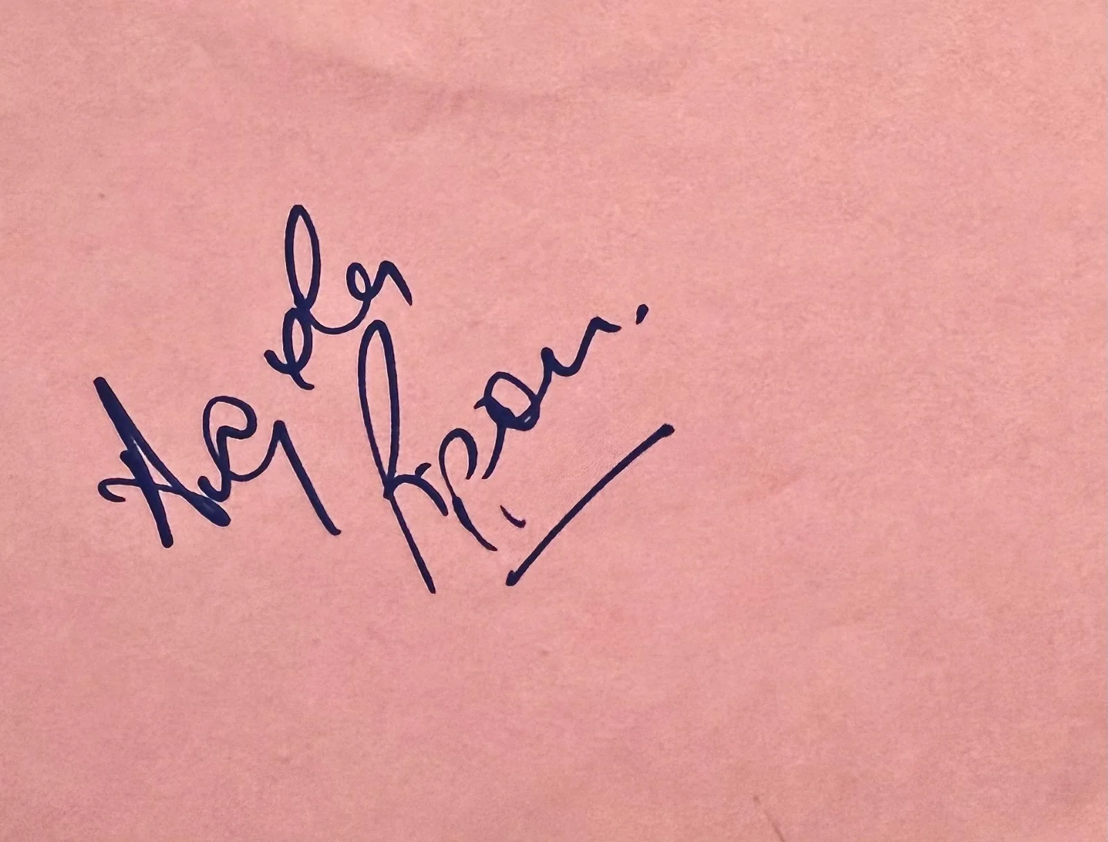 Angela Rippon — ANGELA RIPPON Signed Autograph 4x5 ALBUM PAGE Wire in the Blood House of Cards