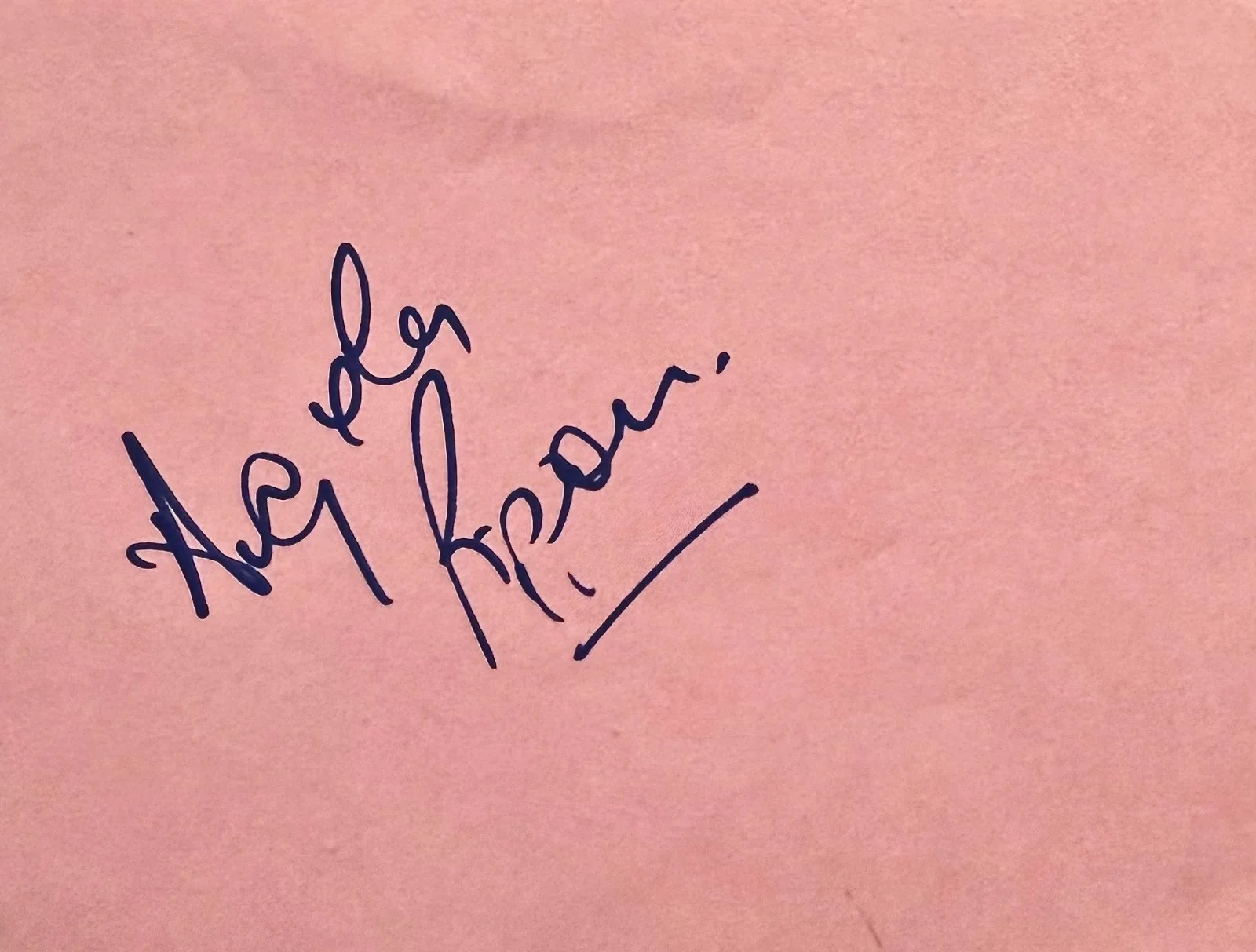 Angela Rippon — ANGELA RIPPON Signed Autograph 4x5 ALBUM PAGE Wire in the Blood House of Cards, изображение 3