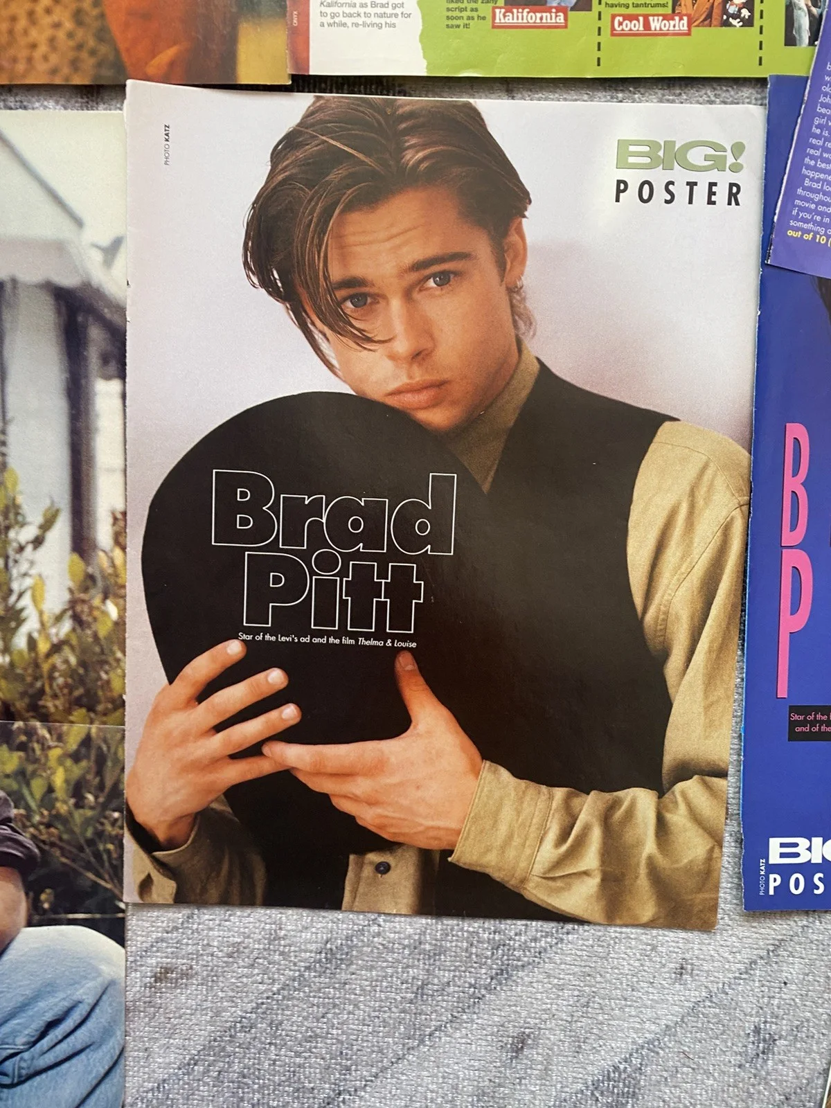 BRAD PITT Poster & Article Magazine Cuttings, image 2