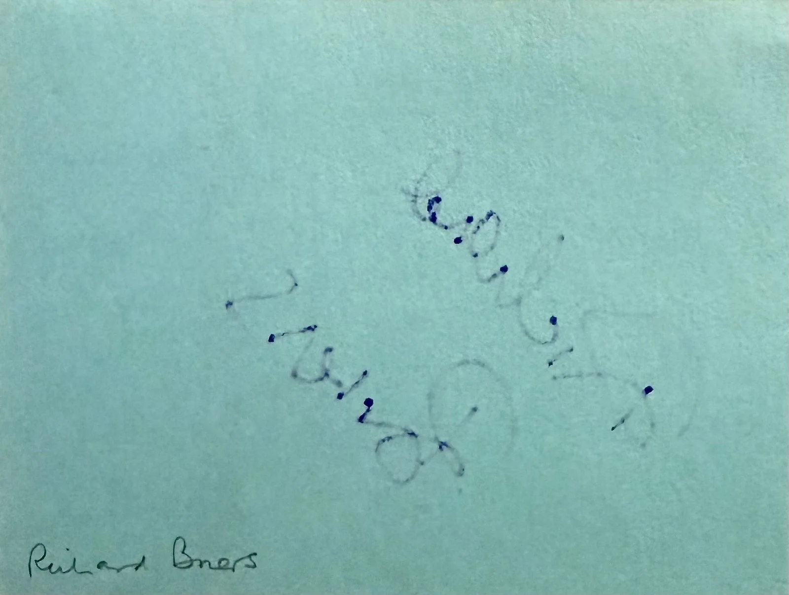 Richard Briers — RICHARD BRIERS Autograph Signed 4" x 5" ALBUM PAGE Cockneys vs Zombies FATHOM, изображение 2