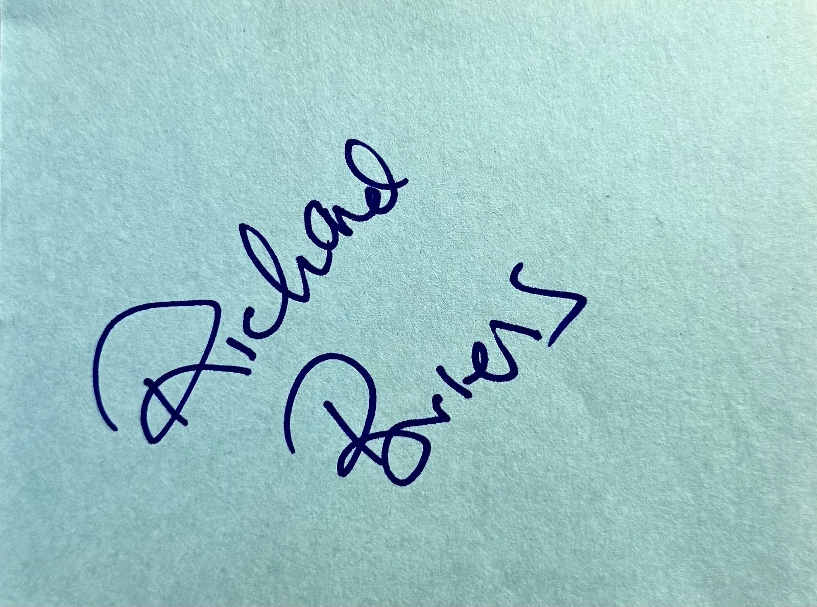 Richard Briers — RICHARD BRIERS Autograph Signed 4" x 5" ALBUM PAGE Cockneys vs Zombies FATHOM, изображение 3