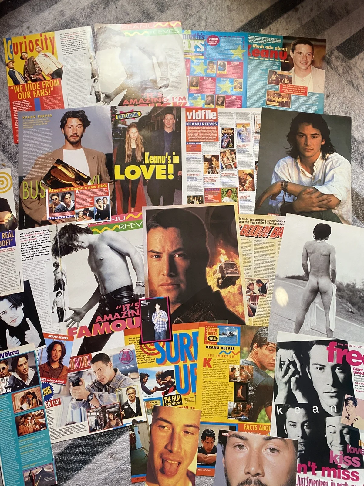 KEANU REEVES Magazine Cuttings, image 2