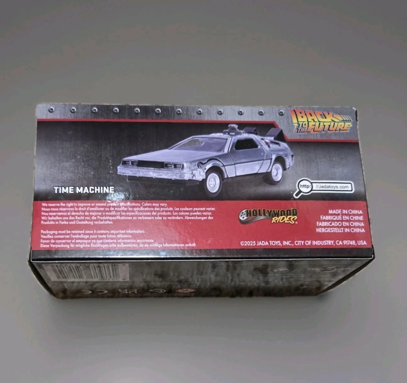 Michael J. Fox, Christopher Lloyd — MICHAEL J FOX & CHRISTOPHER LLOYD SIGNED BACK TO THE FUTURE 1:32 DELOREAN, image 5
