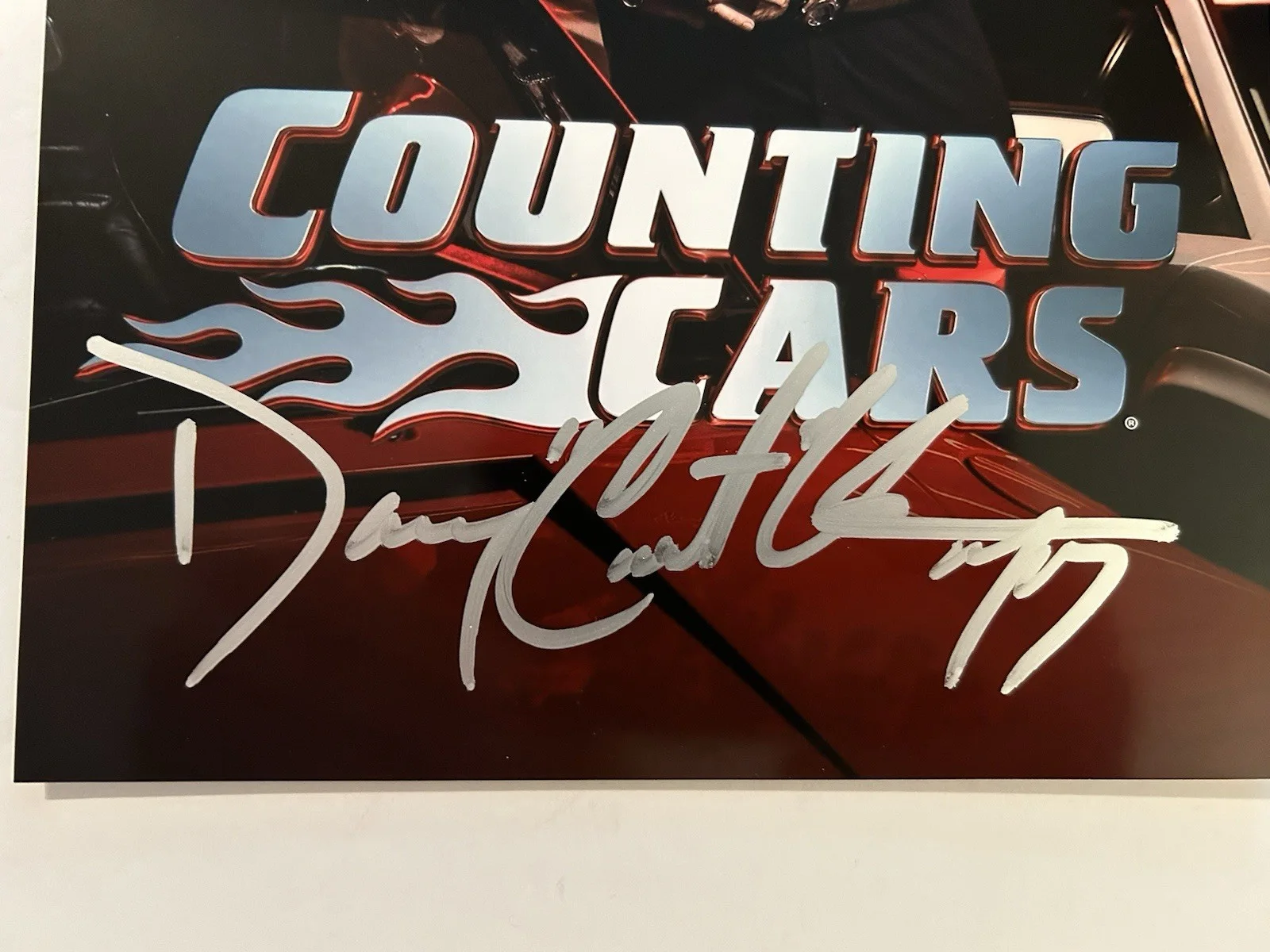 Danny Koker — Count's Kustoms Danny Koker autograph 8x10 Photo (Proof Pic) Car Tv Show, image 2