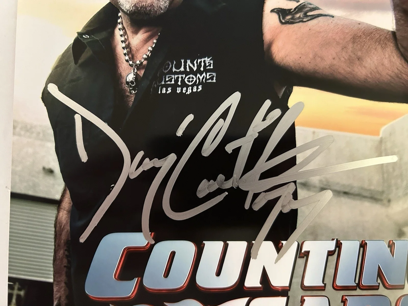 Danny Koker — Count's Kustoms Danny “Count” Koker autograph 8x10 Photo (Proof Pic) Car Tv Show, изображение 2