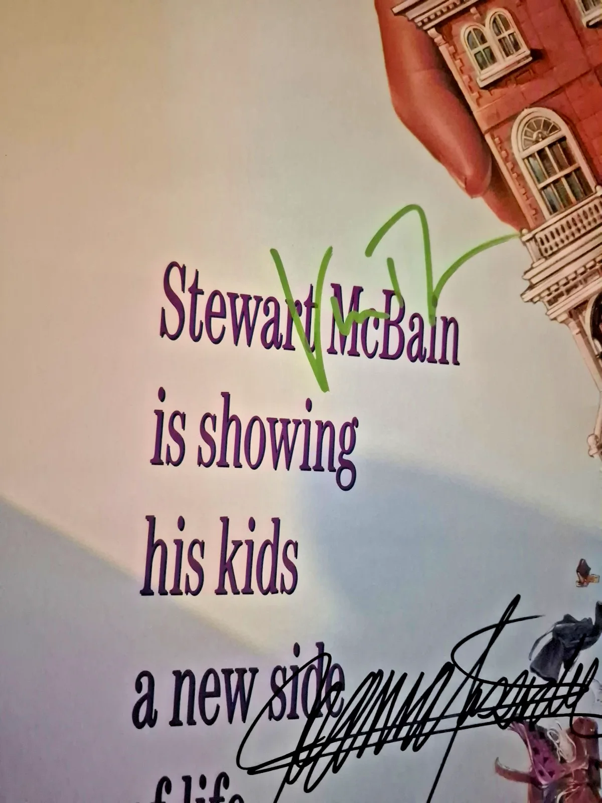 seen below — WHERE THe heart is CAST SIGNED MOVIE POSTER-w./COA ekim, image 4
