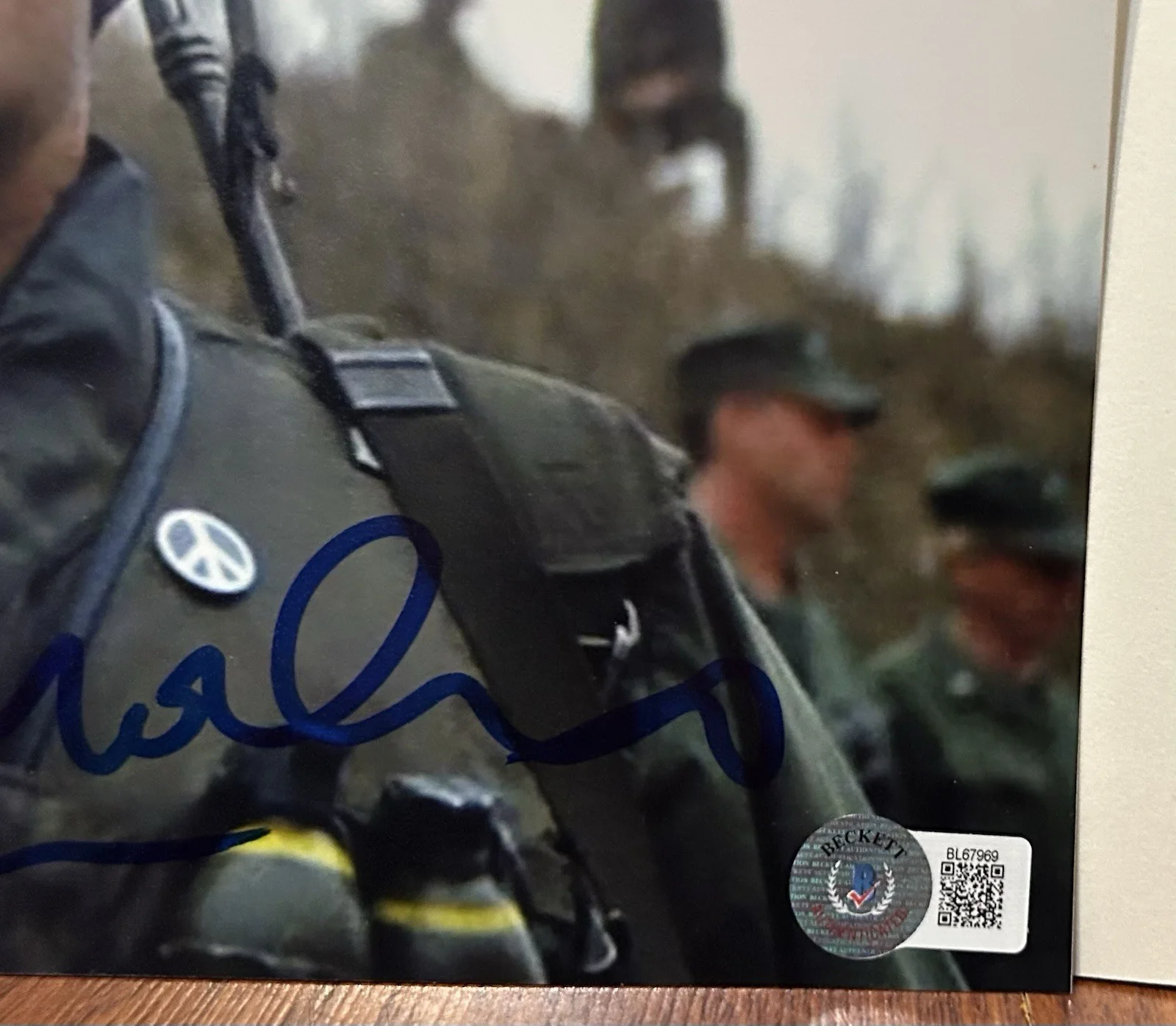 MATTHEW MODINE SIGNED FULL METAL JACKET JOKER DAVIS 8x10 PHOTO B BECKETT BAS, image 2