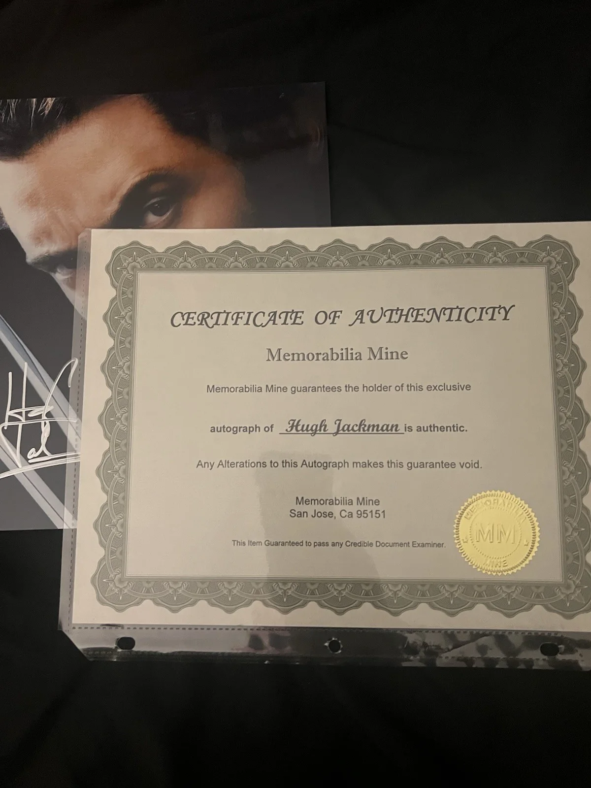 Hugh Jackman Signed Wolverine 8x10 Photo From X-men With COA, изображение 2