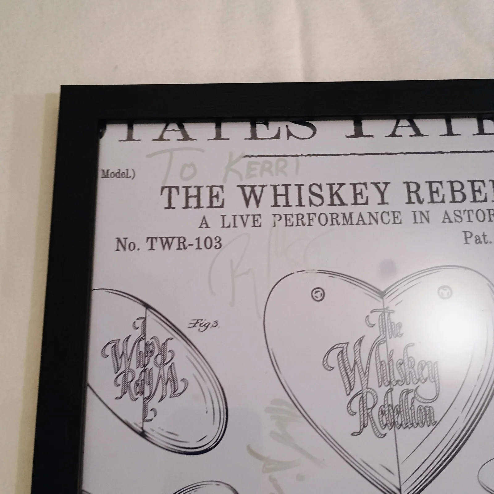 The Whiskey Rebellion Signed Concert Poster Liberty Theatre Astoria OR 2011, изображение 5