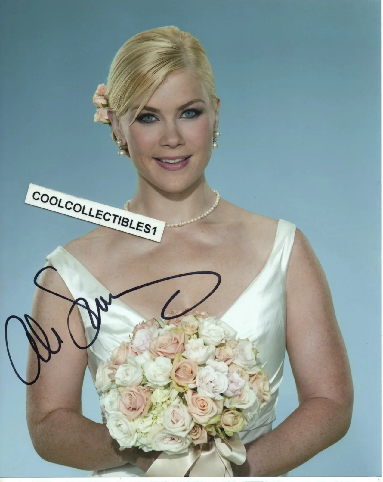 ALISON SWEENEY — ALISON SWEENEY "DAYS OF OUR LIVES" IN PERSON SIGNED 8X10 COLOR PHOTO 2 COA PROOF