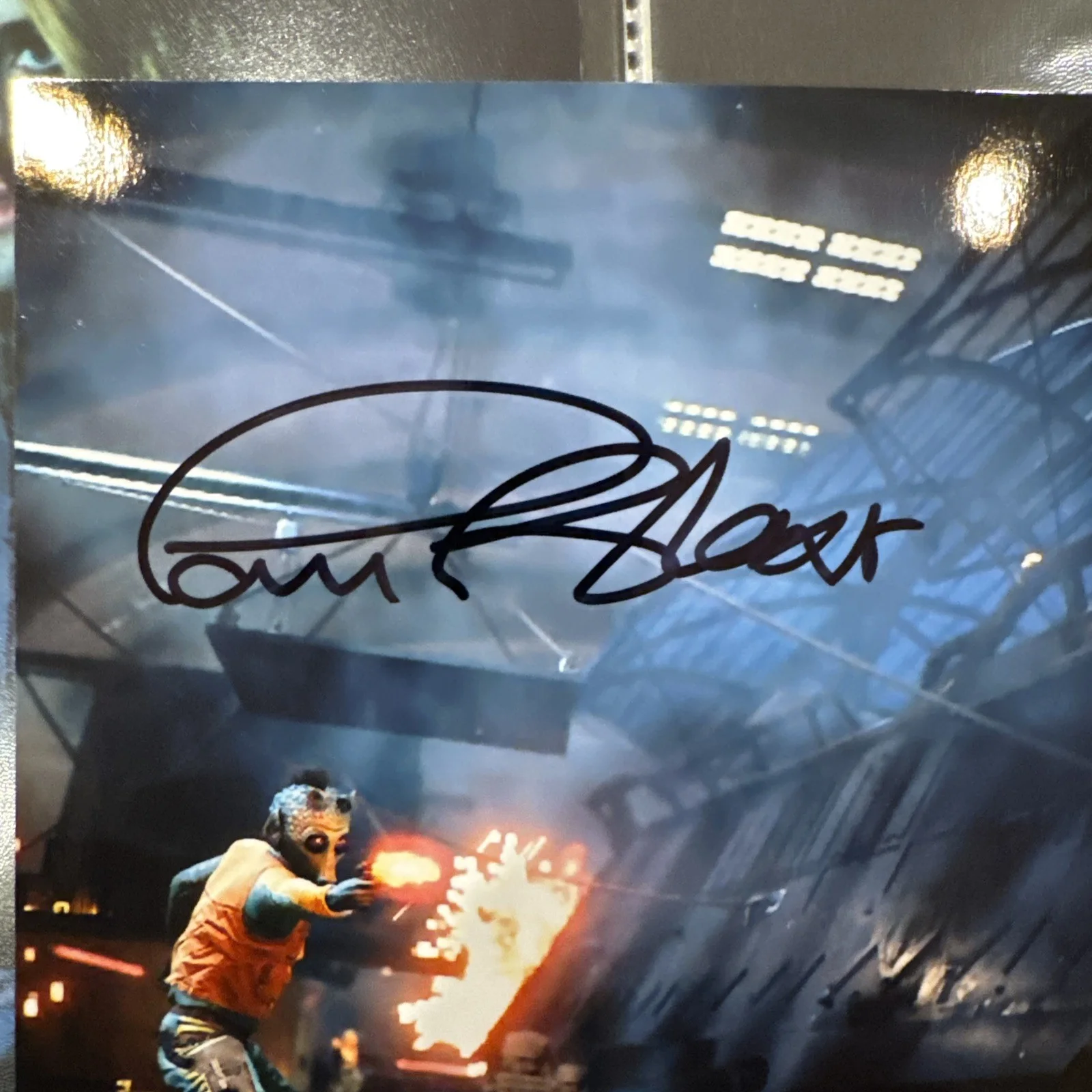 Paul Blake — Paul Blake Signed 8x10 Photo Star Wars Ep IV: A New Hope Greedo Actor Pristine, image 2
