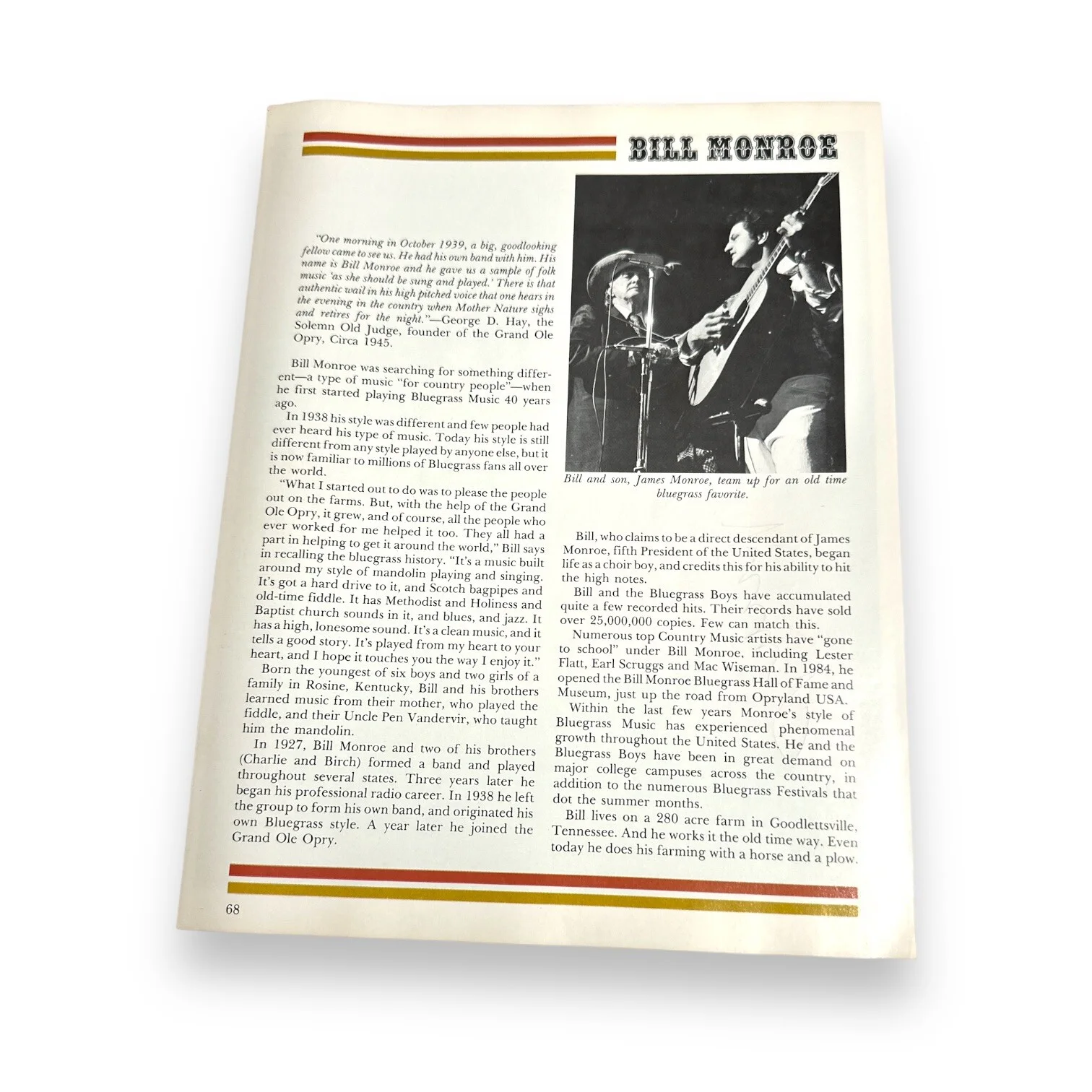Ronnie Milsap Signed Autograph 8.5x11 Magazine Photo! Country HOF & Opry Legend!, изображение 4