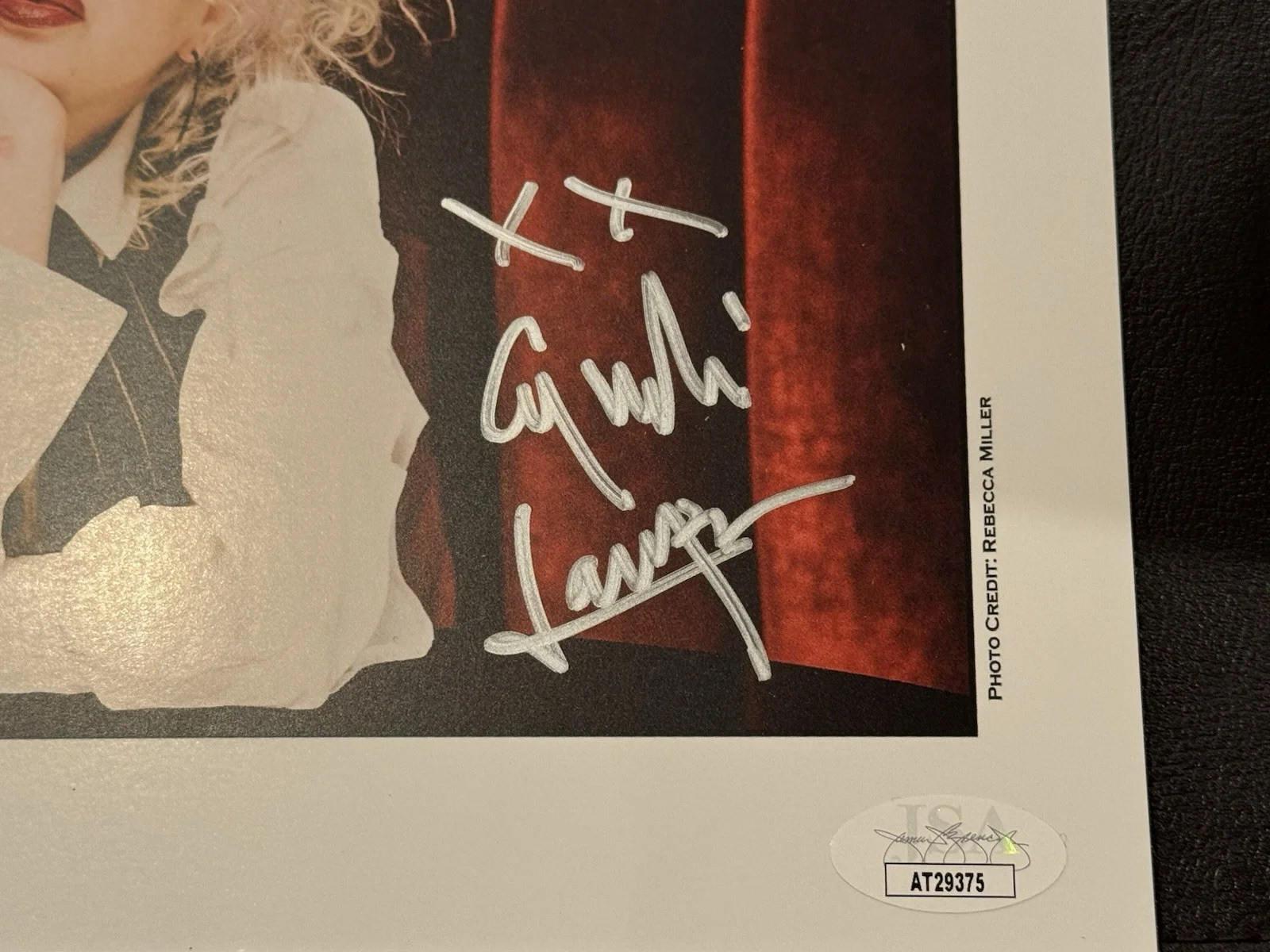 Cyndi Lauper JSA Coa Signed 8 X 10 Photo Hall Of Fame, изображение 2