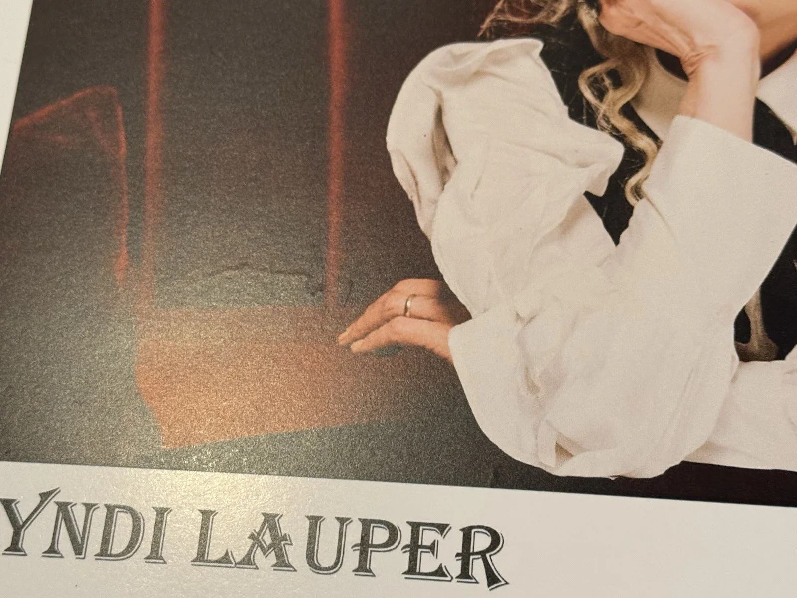 Cyndi Lauper JSA Coa Signed 8 X 10 Photo Hall Of Fame, изображение 4
