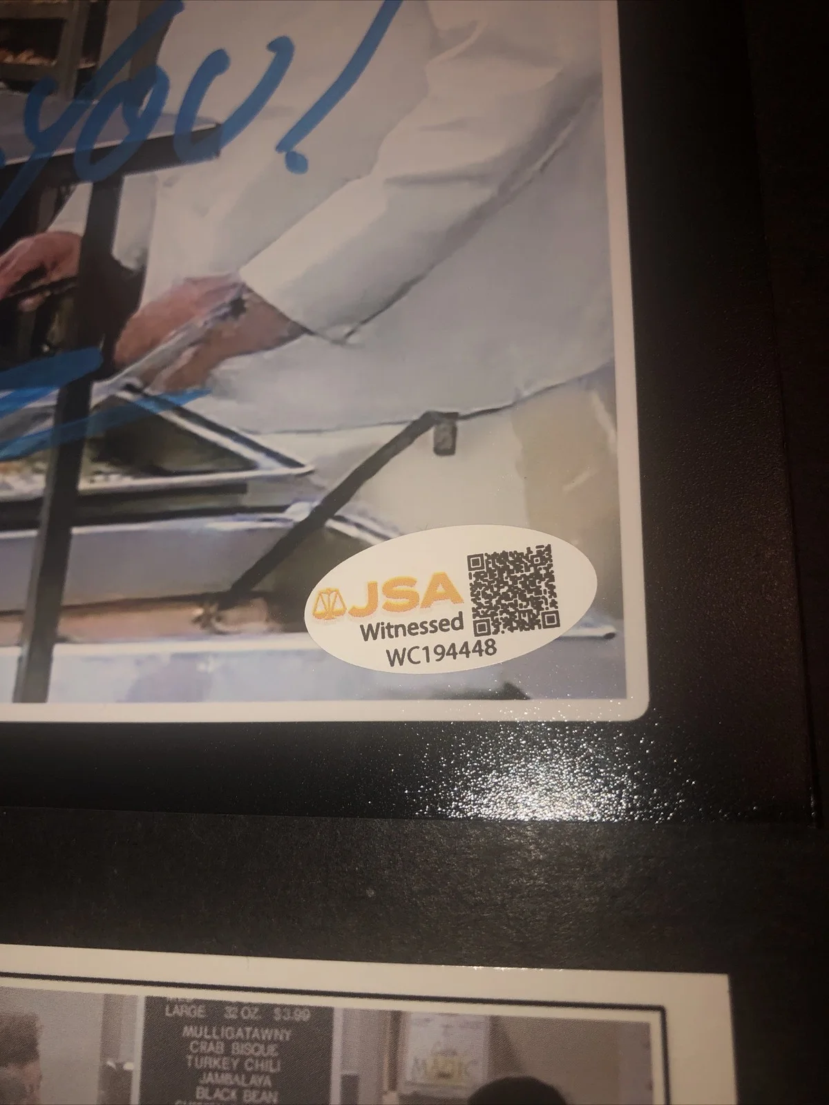Larry Thomas — JSA Larry Thomas Signed Soup Nazi Seinfeld Autographed 8x10 Free Bonus Card 448, изображение 3