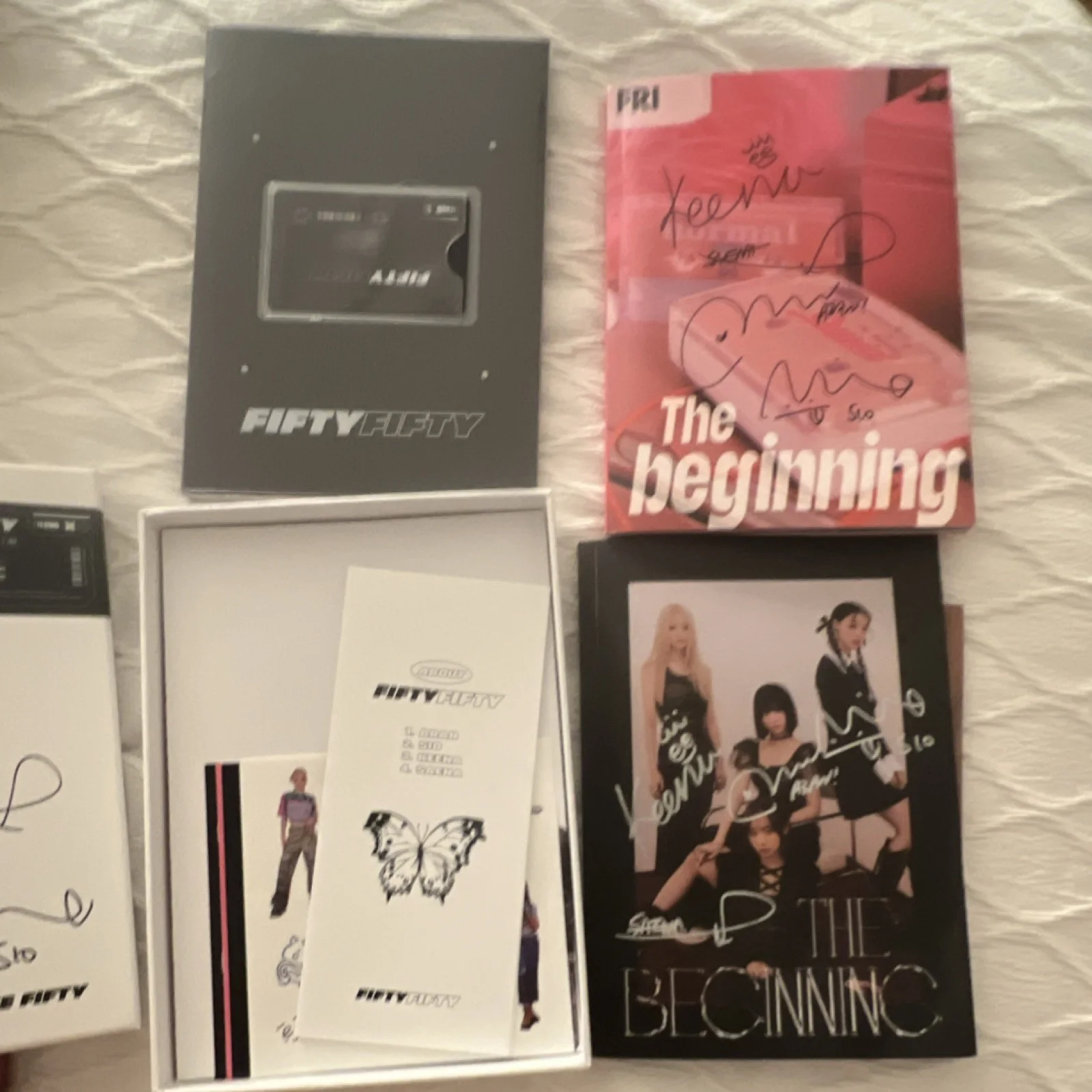 FIFTY FIFTY 'The Beginning' Album Set Autographed, image 4