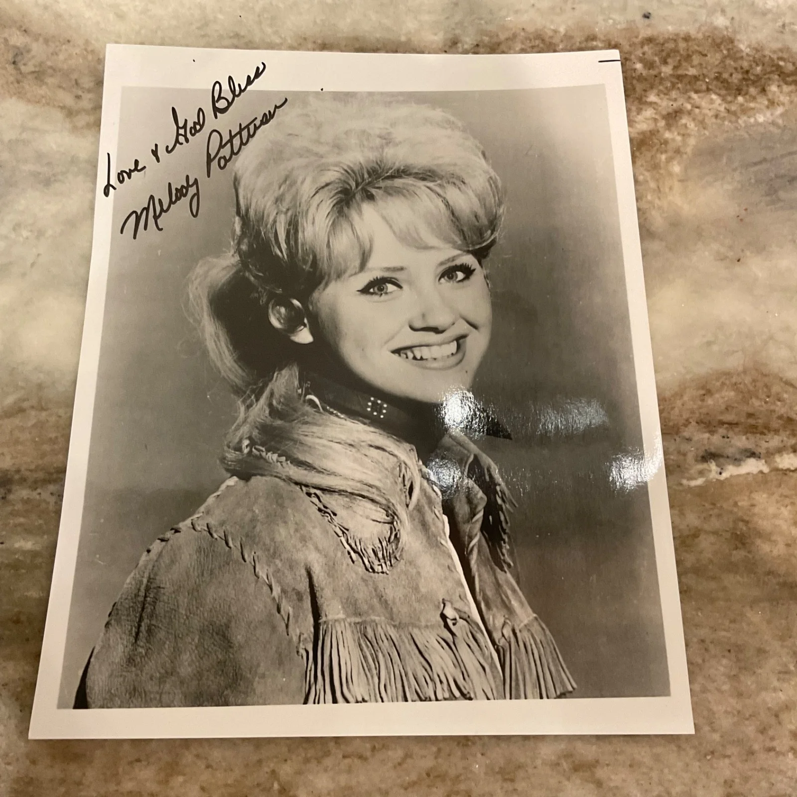 Melody Patterson — Melody Patterson Wrangler Jane F Troop Autographed Photo 8 x 10