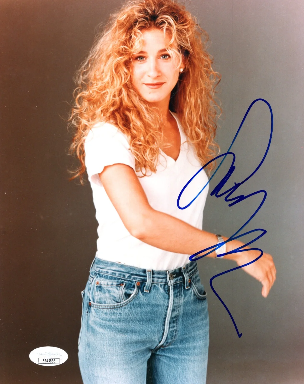 Sarah Jessica Parker Actress Hand Signed Autograph 8x10 Photo with JSA COA, image 2