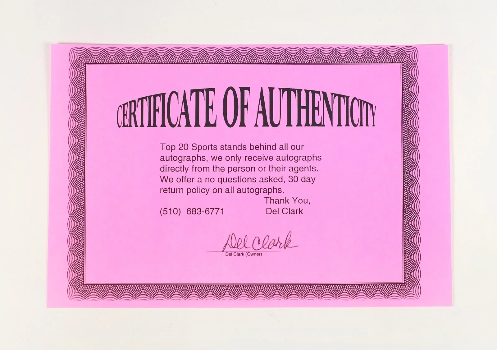 John Travolta — Original John Travolta Hollywood Actor Authenticated Autograph w/ Certificate, image 3