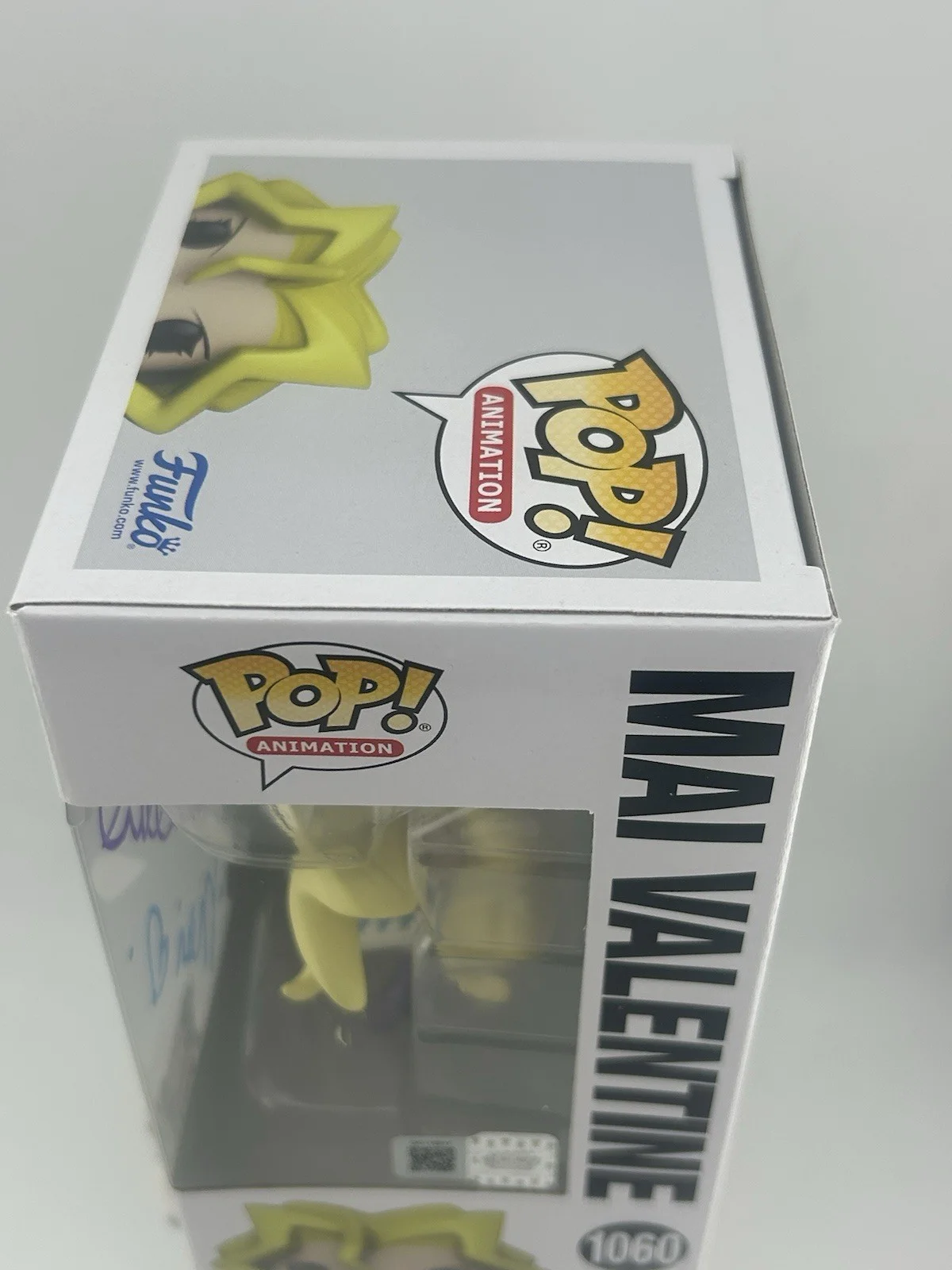 Megan Hollingshead — Megan Hollingshead Signed Yu-Gi-Oh Mai Valentine 1060 Inscribed Funko Pop OC COA, изображение 5