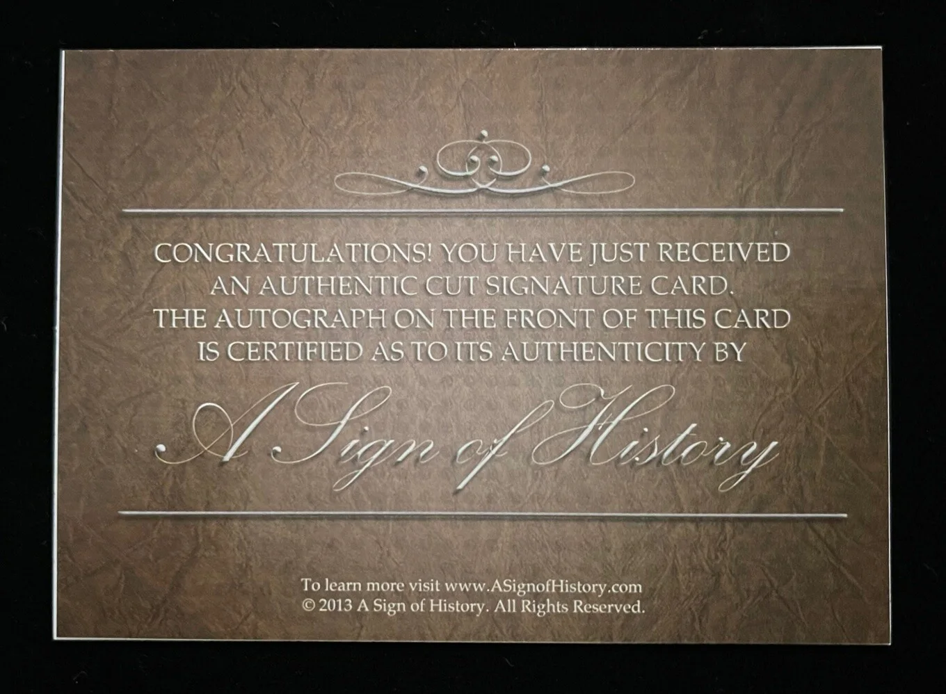 TAYLOR SWIFT FOLKLORE CUT SIGNATURE AUTOGRAPH A SIGN OF HISTORY CARD, image 2