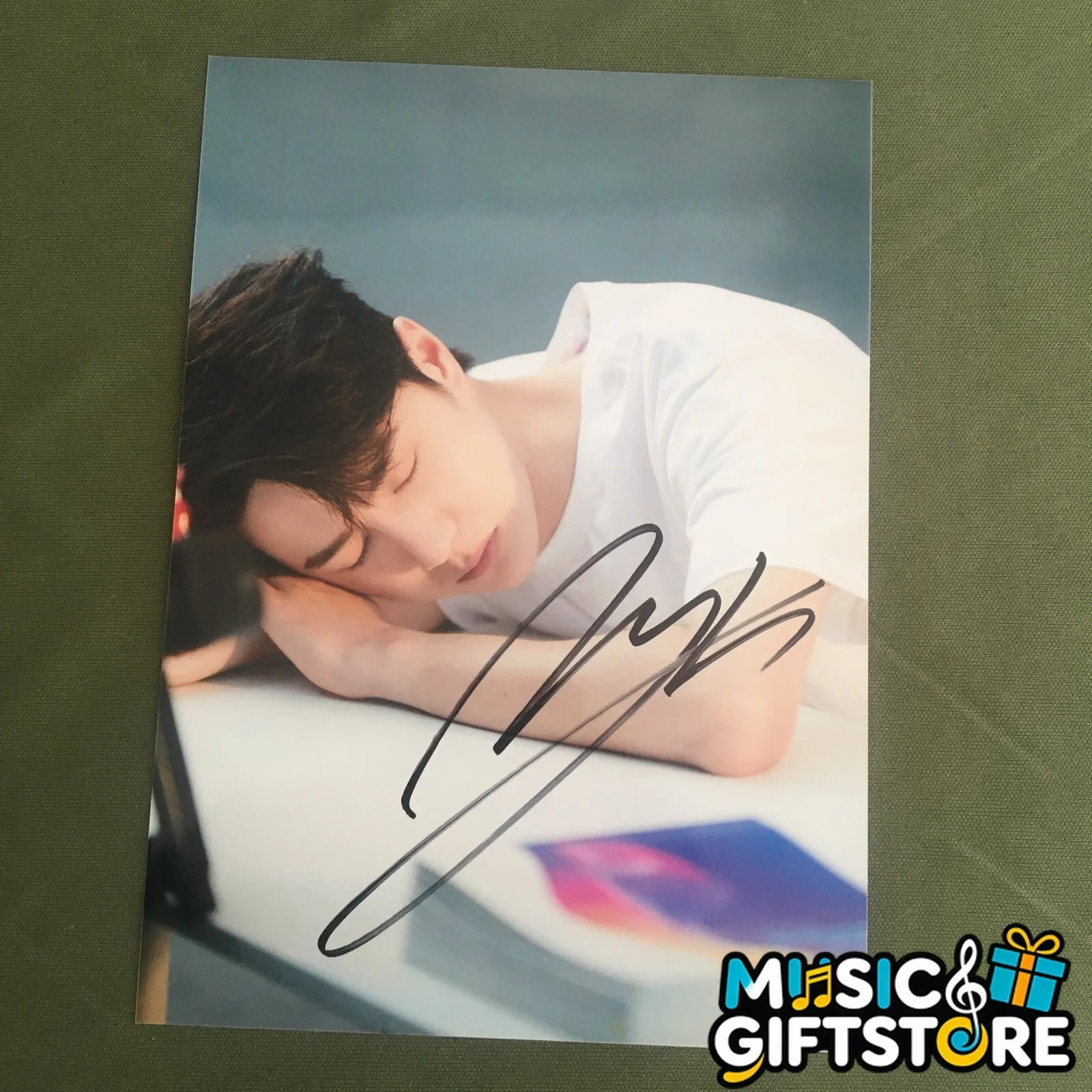 WANG YIBO YI BO PHOTO CARD PICTURE HANG ZHOU GAMES SIGNED AUTOGRAPHED 2023Z #MUG, изображение 3