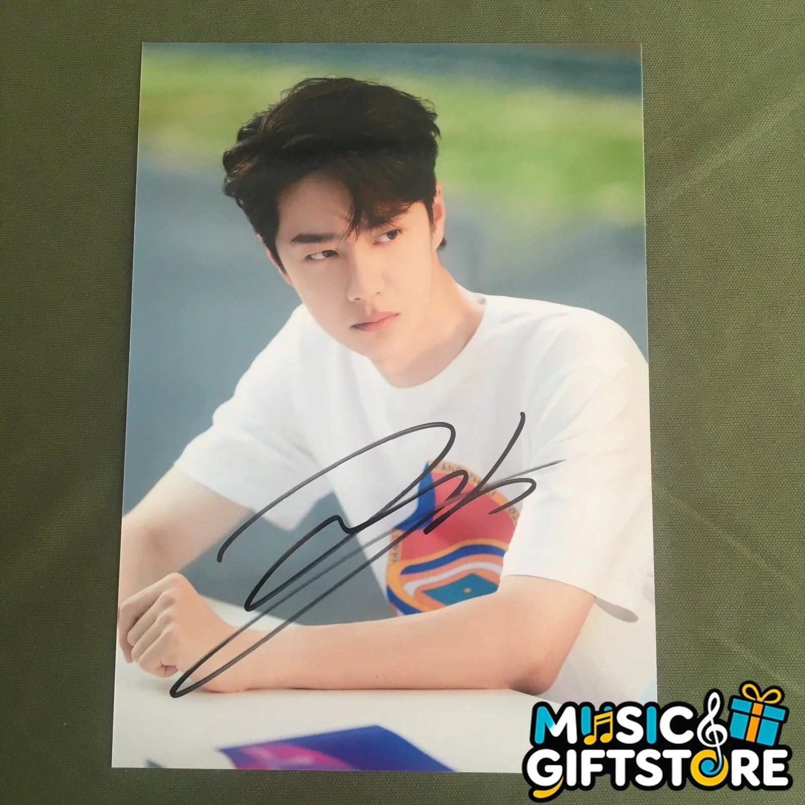 WANG YIBO YI BO PHOTO CARD PICTURE HANG ZHOU GAMES SIGNED AUTOGRAPHED 2023Z #MUG, изображение 5