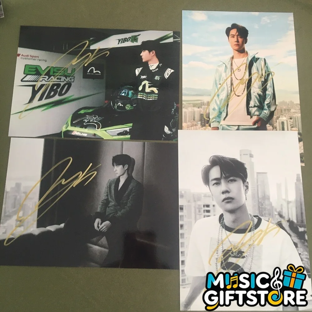 WANG YIBO YI BO PHOTO CARD PICTURE SIGNED AUTOGRAPHED 4*6 王一博 2023A #MUGS, изображение 2