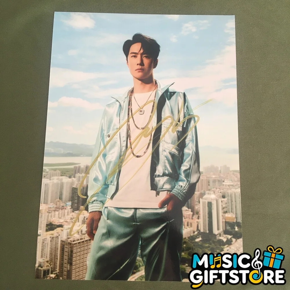 WANG YIBO YI BO PHOTO CARD PICTURE SIGNED AUTOGRAPHED 4*6 王一博 2023A #MUGS, изображение 3