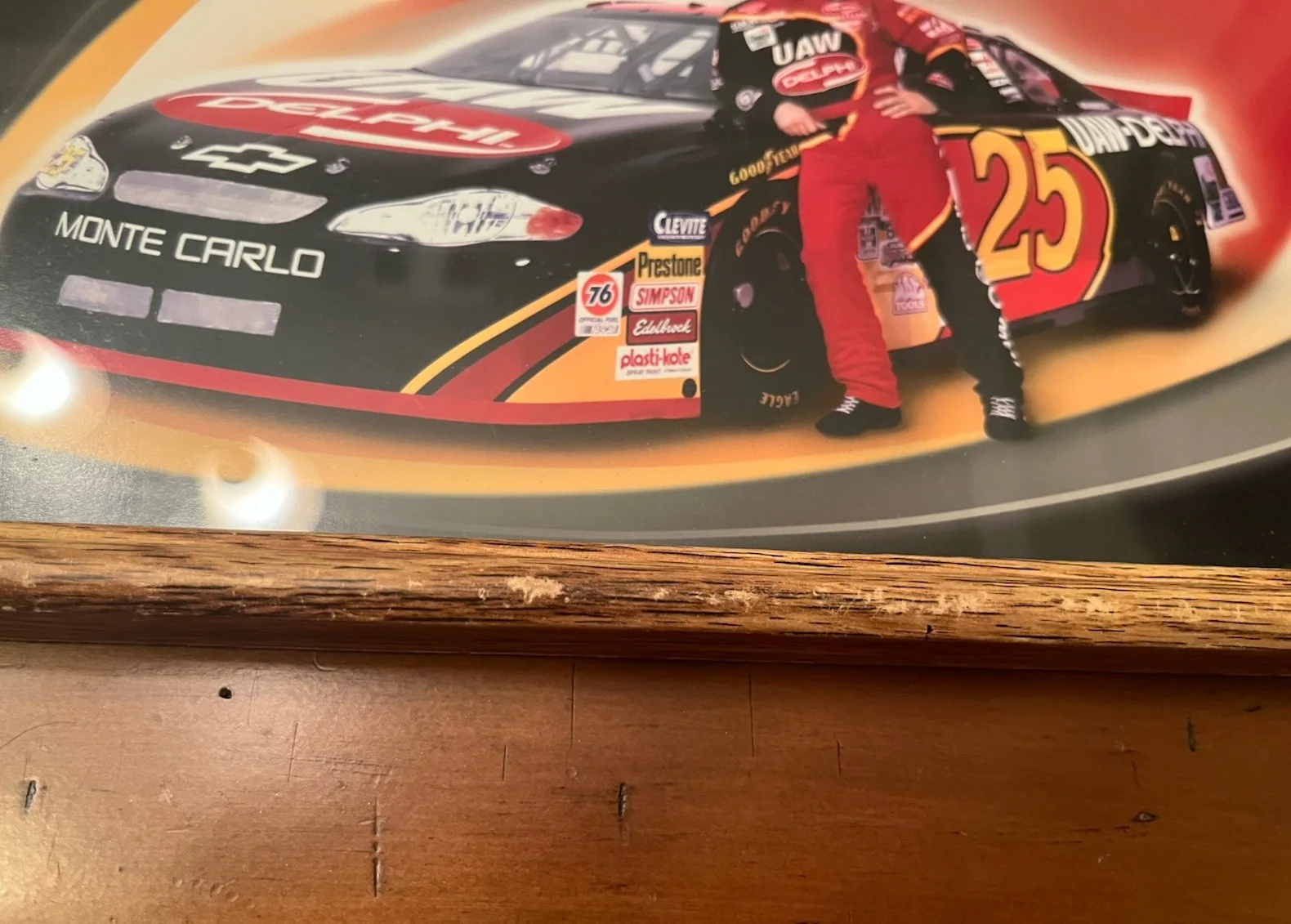 Jerry Nadeau NASCAR: Hand Signed Sport Framed Photograph 8 x 10 Inches, изображение 5