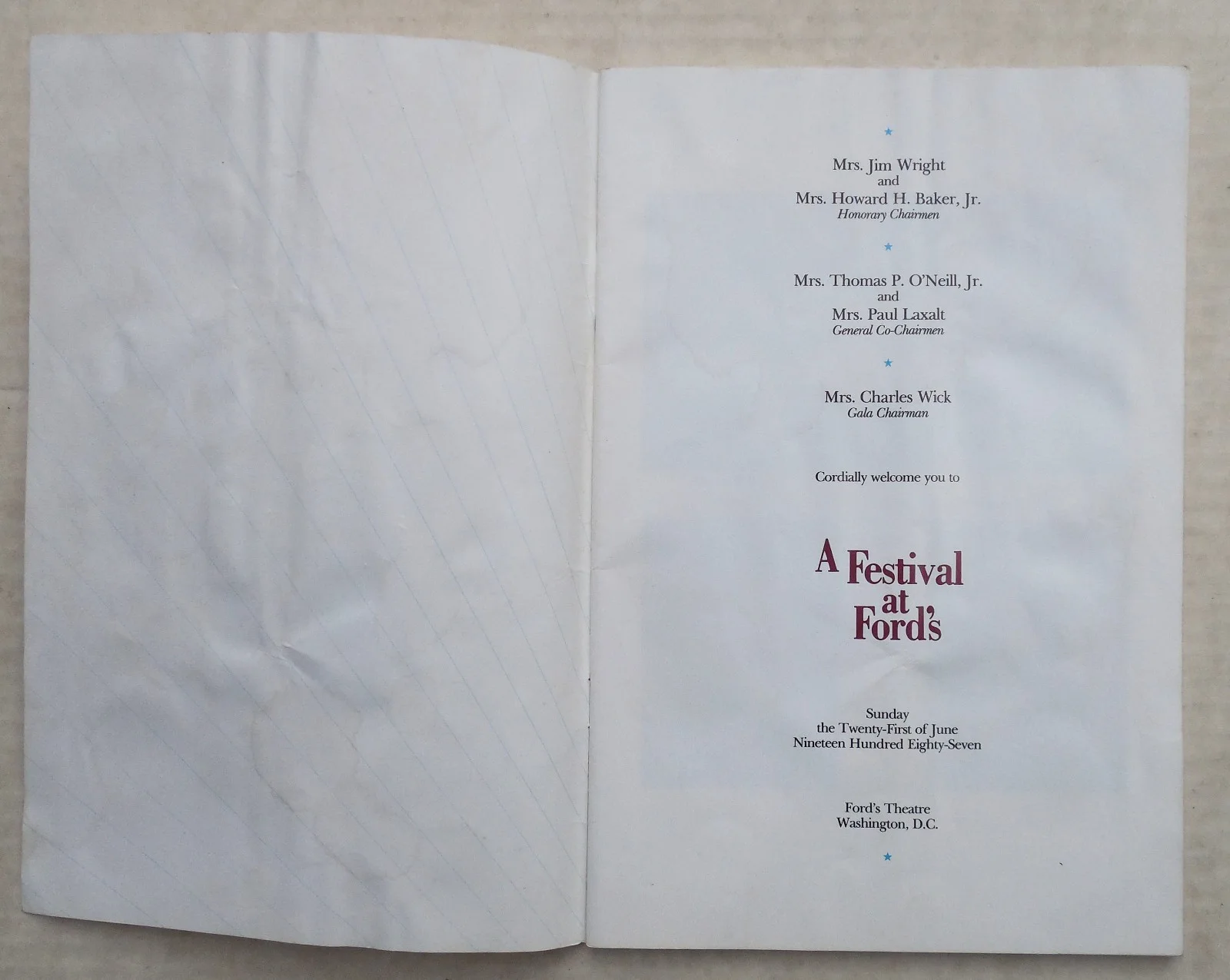 FESTIVAL AT FORD'S PROGRAM SIGNED CAB CALLOWAY GLEN CAMPBELL DAVID COPPERFIELD +, image 3