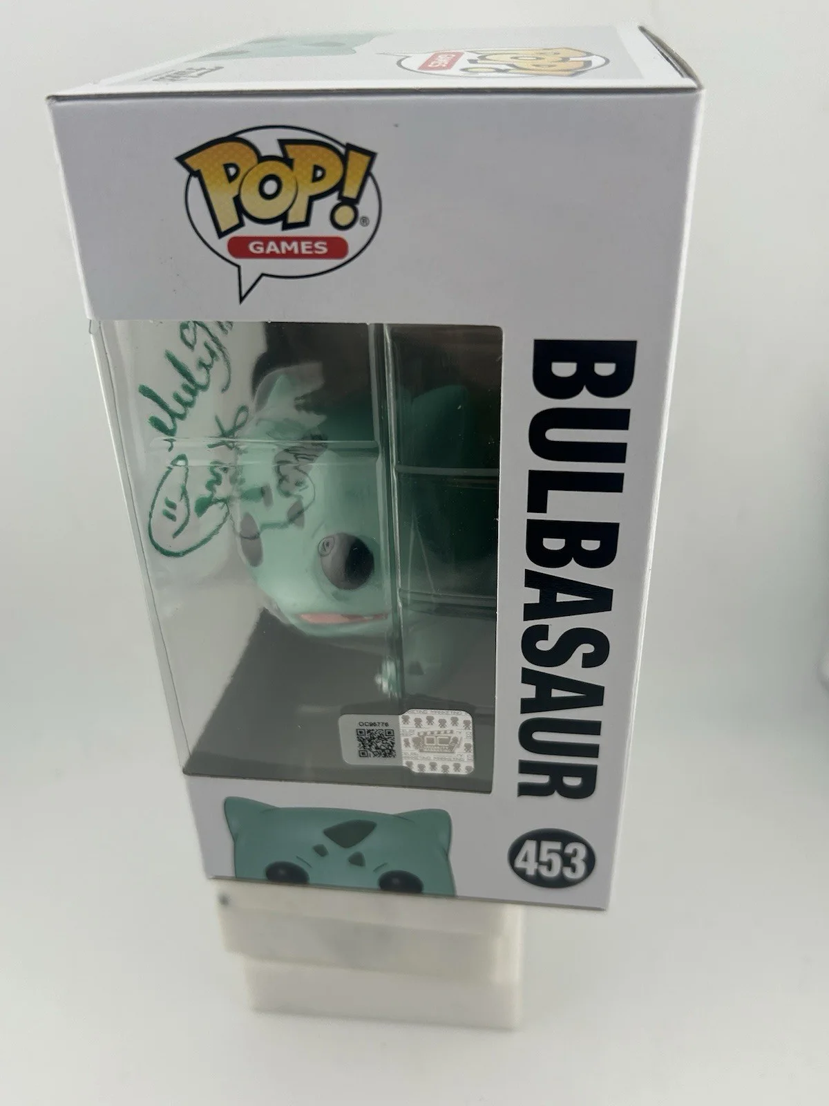 Michele Knotz — Michele Knotz Signed Autograph Bulbasaur Funko Pop 453 Pokemon OCCM Cert Green, изображение 4