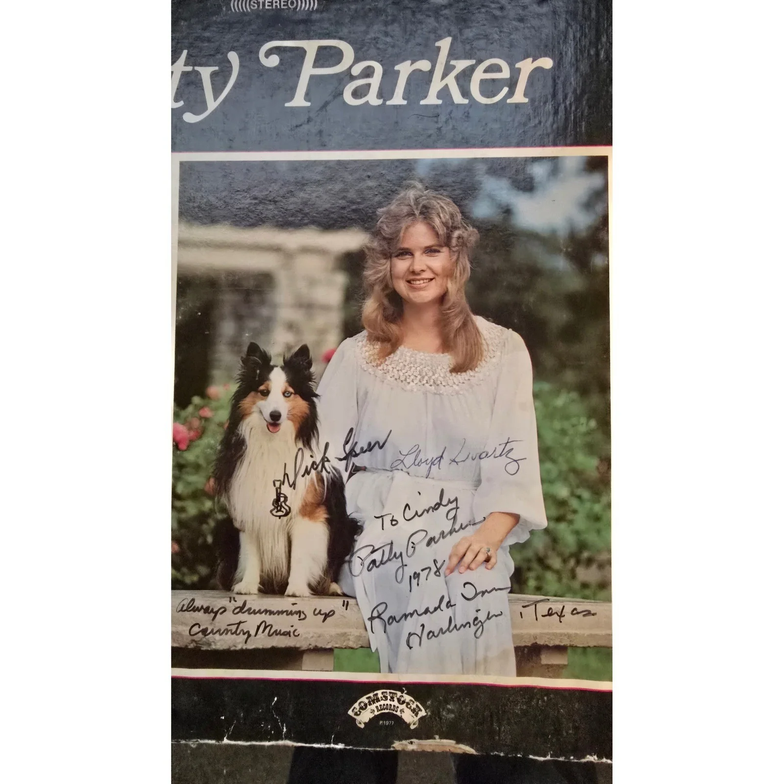 Signed Patty Parker & Frank Fara LP 1977 Record Autographed Country Vinyl, изображение 3