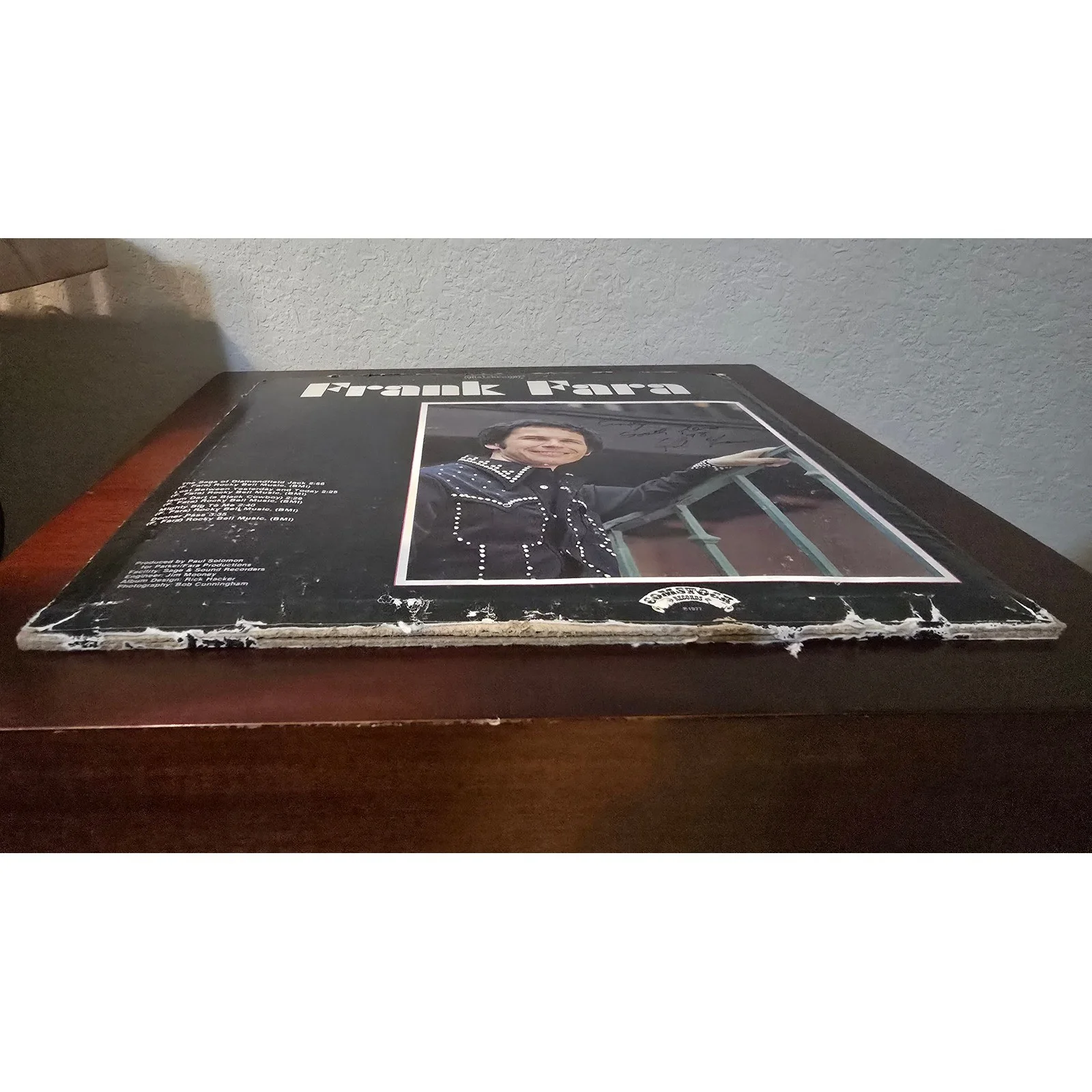 Signed Patty Parker & Frank Fara LP 1977 Record Autographed Country Vinyl, изображение 5
