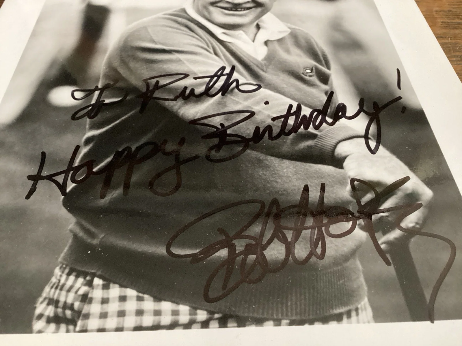 Bob Hope Signed 8x10 Photograph and Personal Letter Secretary Annette Siegel, изображение 4