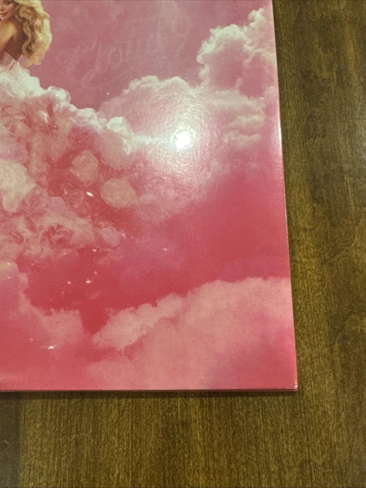 MEGAN MORONEY Cloud 9: Megan's Signature Pink Signed Vinyl LP In Hand, изображение 3