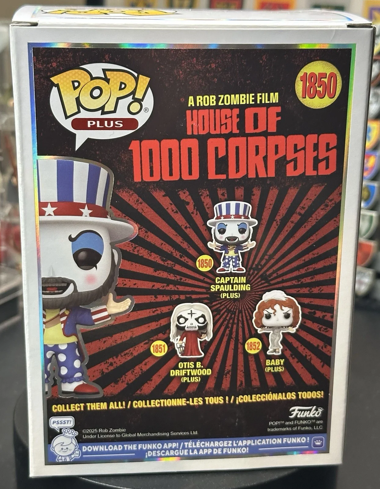Lew Temple — Lew Temple Signed Funko Pop Captain Spalding House Of 1000 Corpses SWAU COA, изображение 3