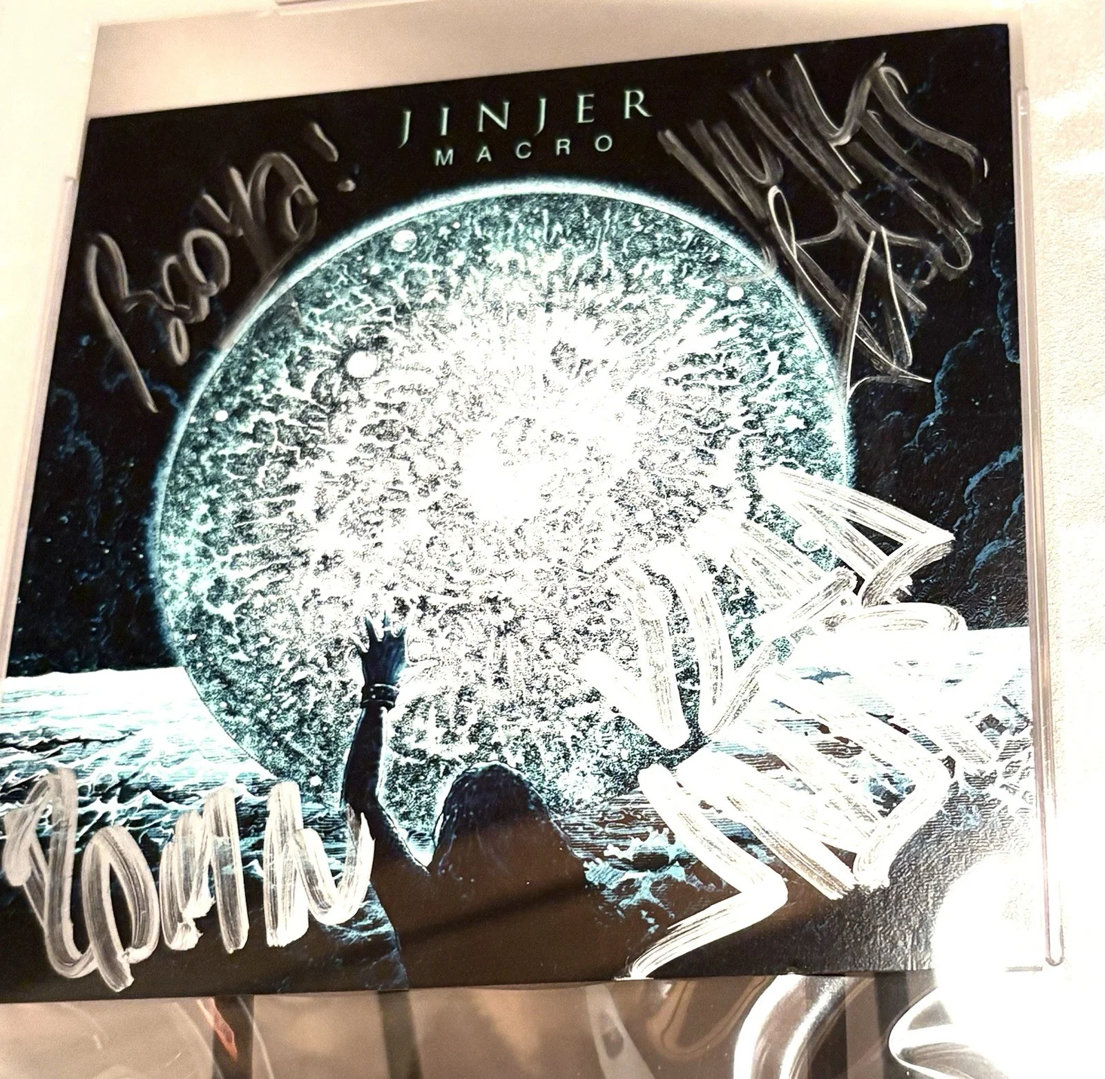 JINJER Band SIGNED PSA/DNA Auto Slabbed CD Macro, изображение 2
